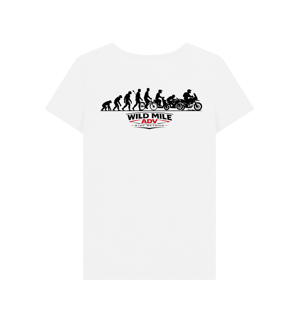 WMADV - Womens Evolution Crew Tee - Wild Mile ADVPrinted T-shirt