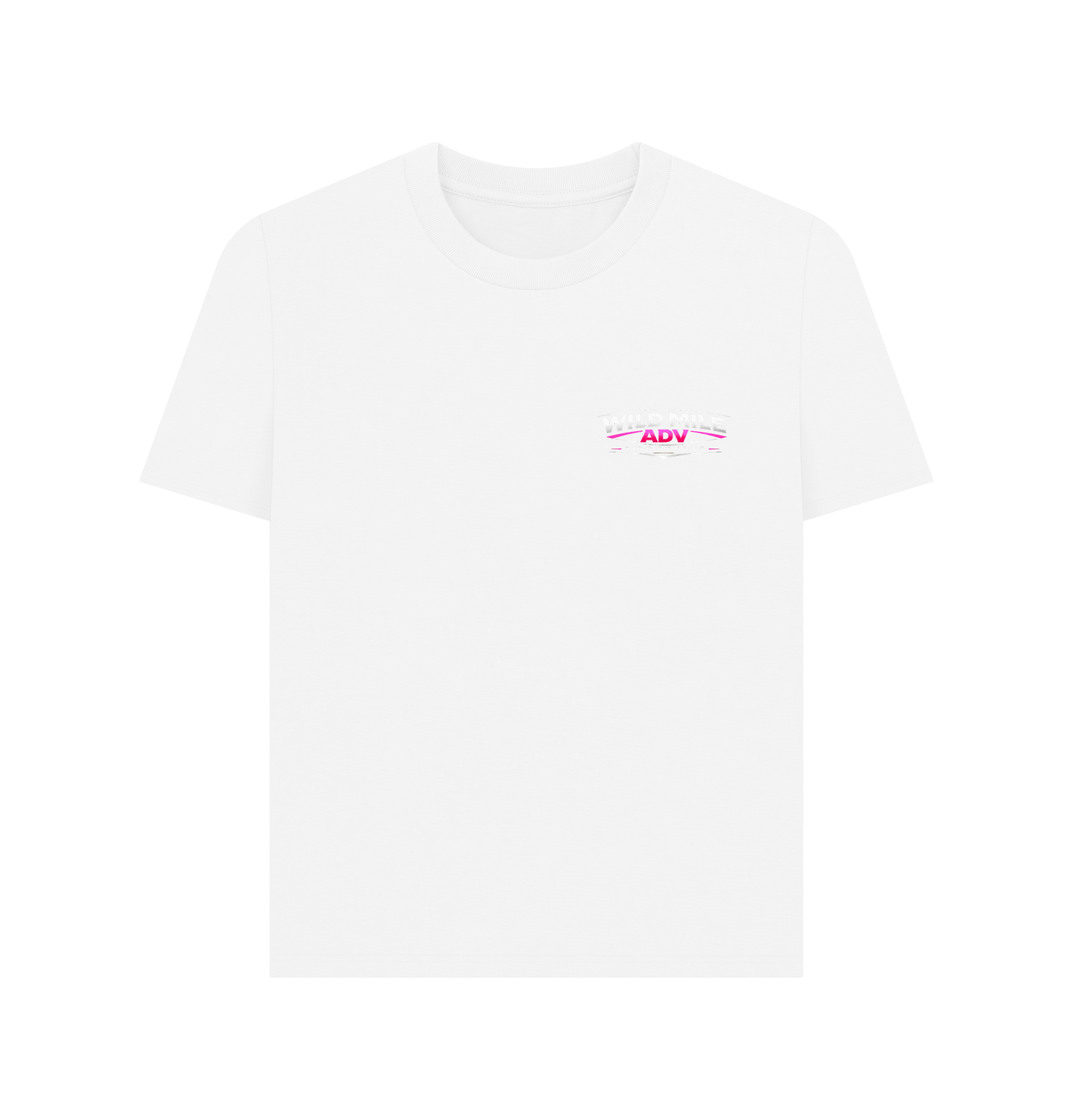White Printed T-shirt Front