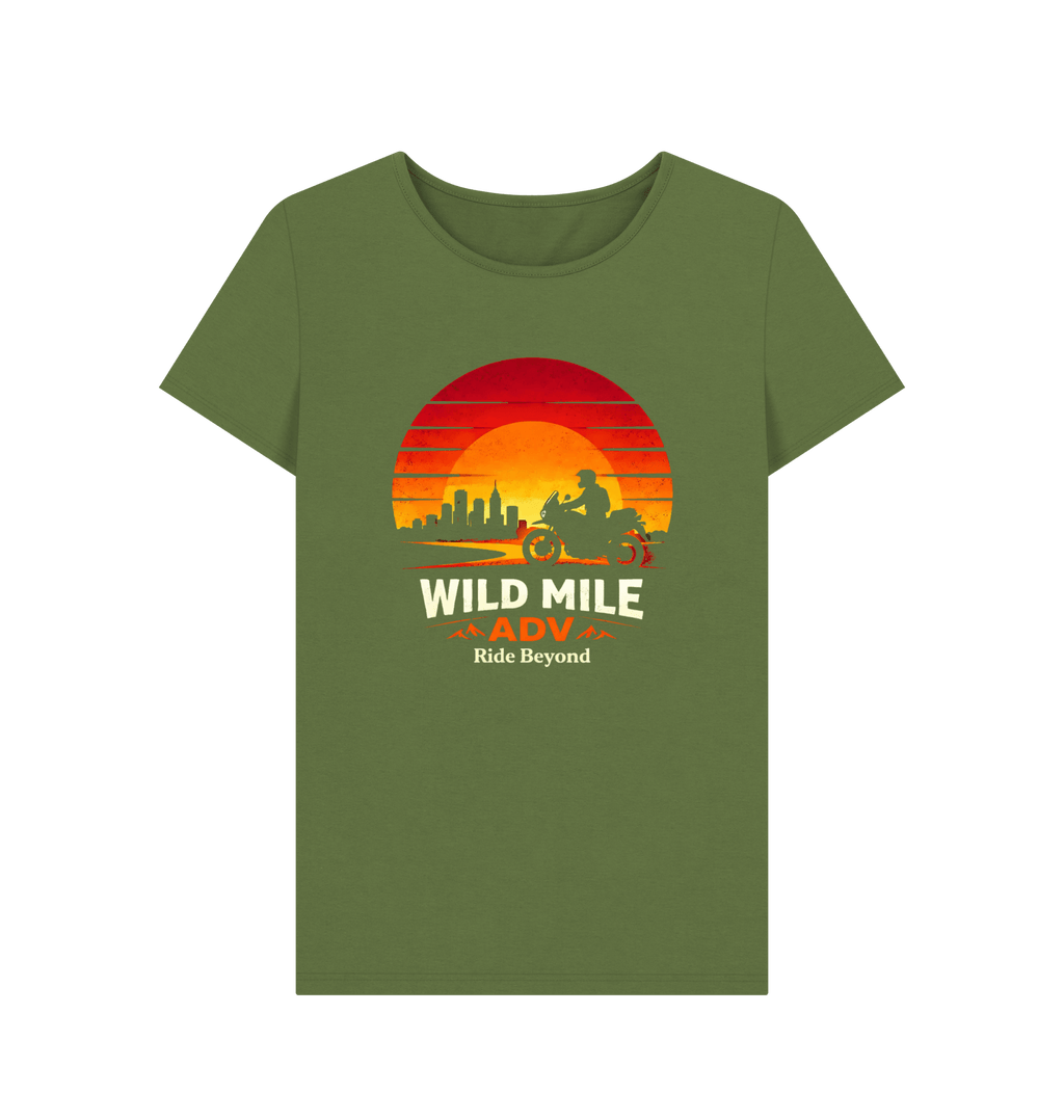 WMADV - Womens Suncity Crew Tee - Wild Mile ADVPrinted T-shirt