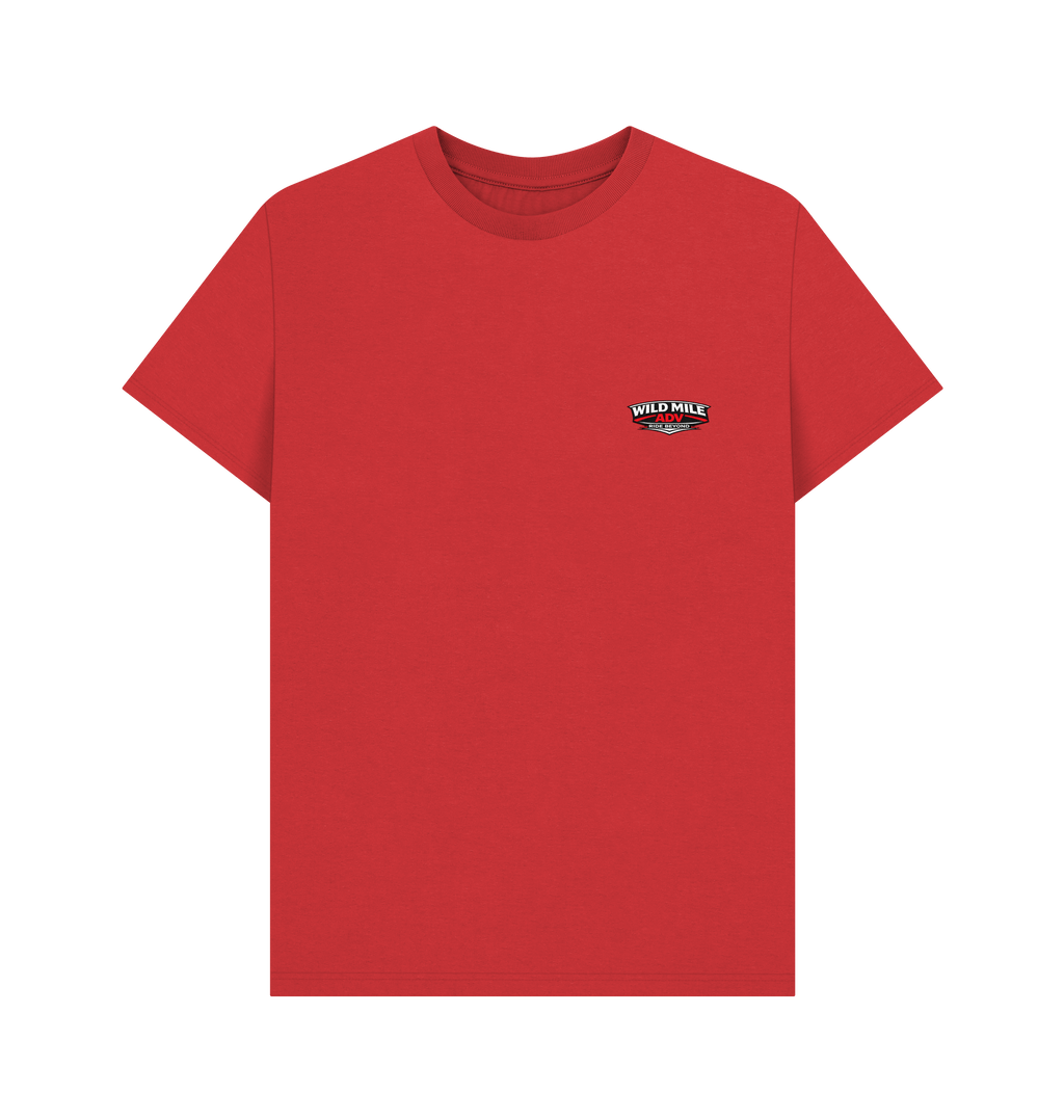 Red Printed T-shirt Front