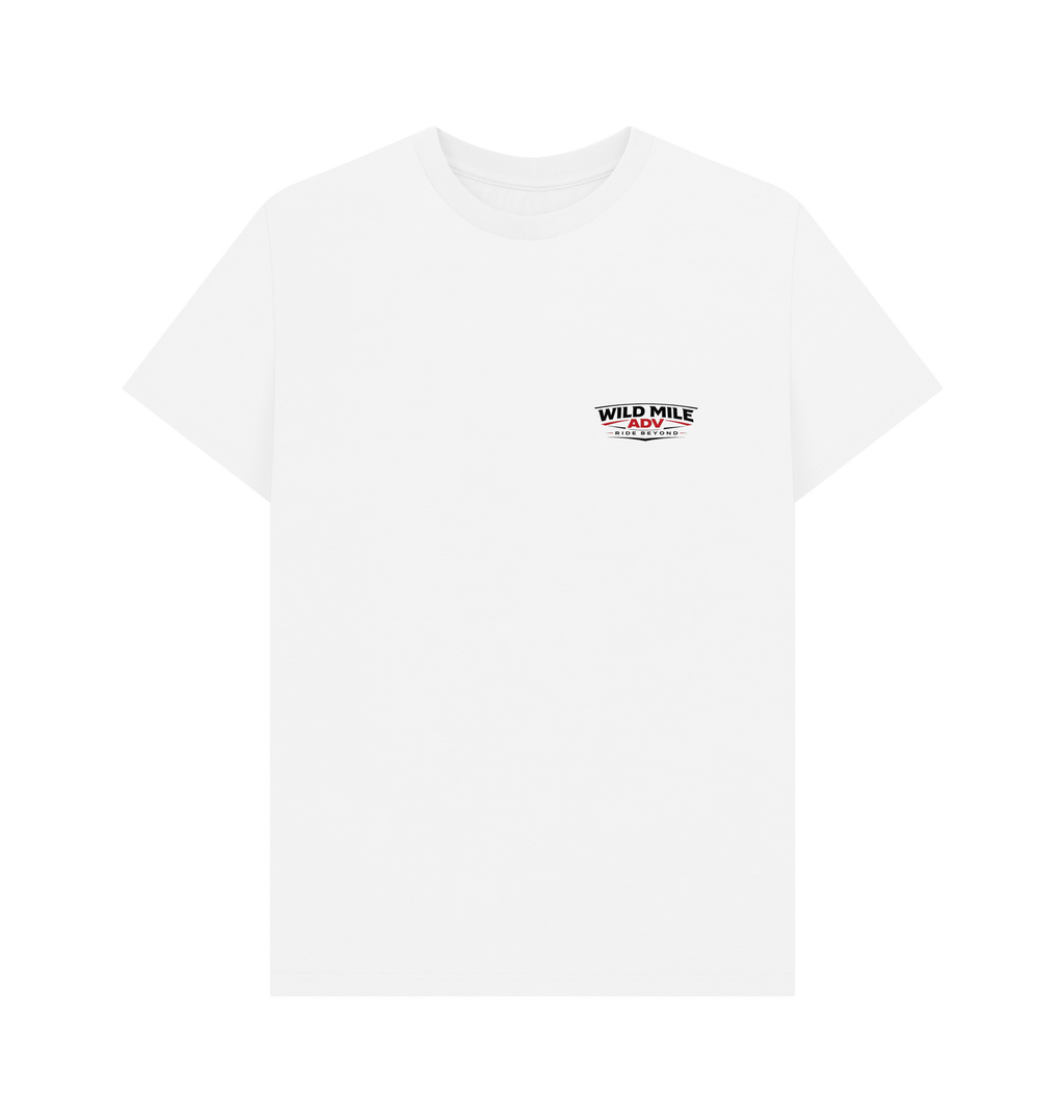 White Printed T-shirt Front