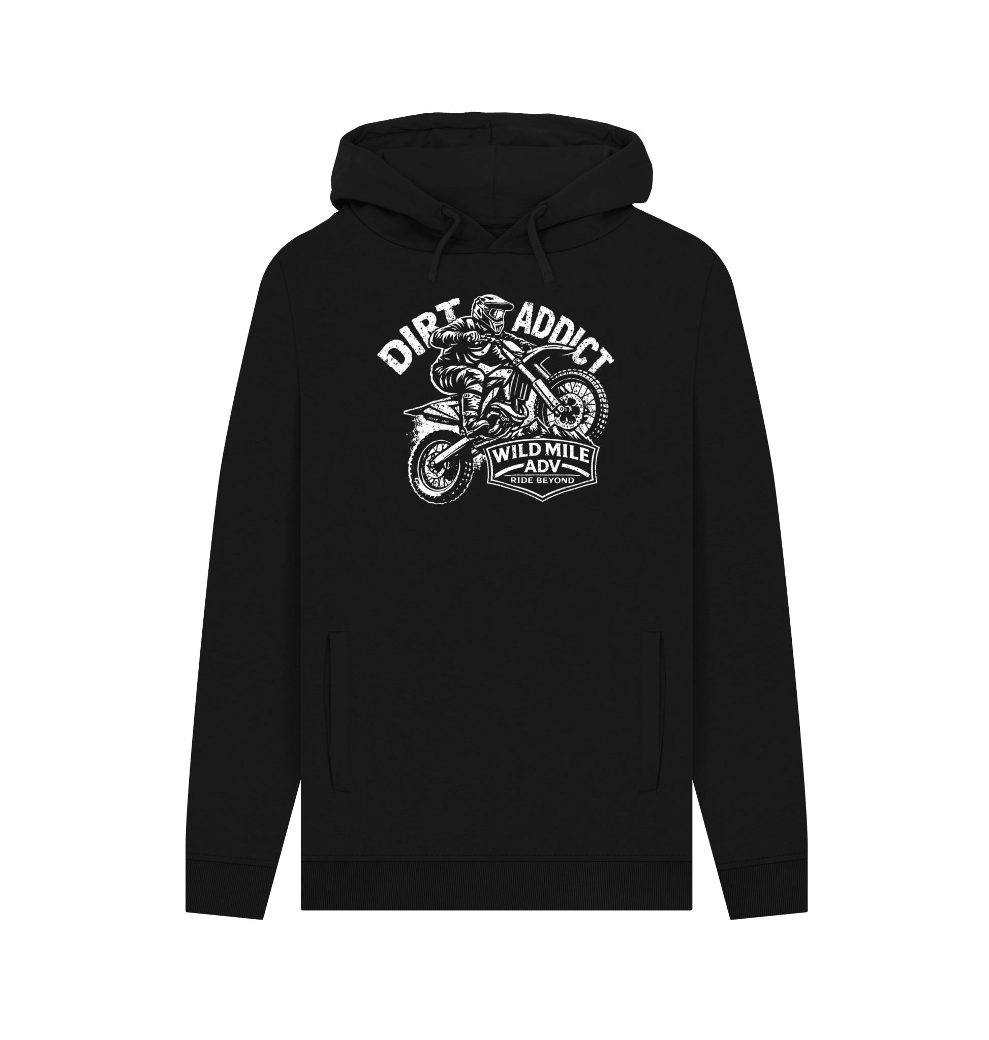WMADV - Dirt Addict Hoodie - Wild Mile ADVPrinted Hoody