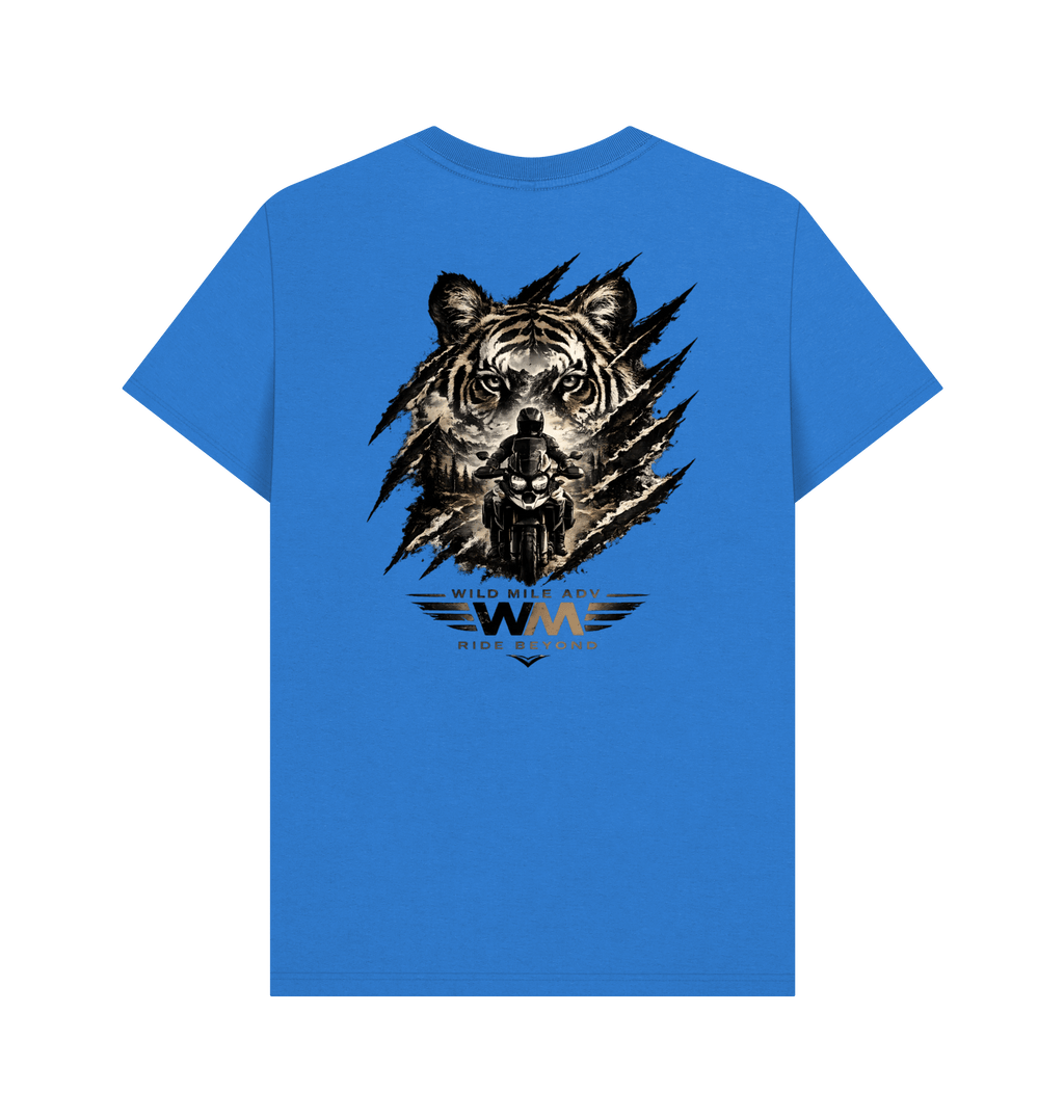 Bright Blue Printed T-shirt Back