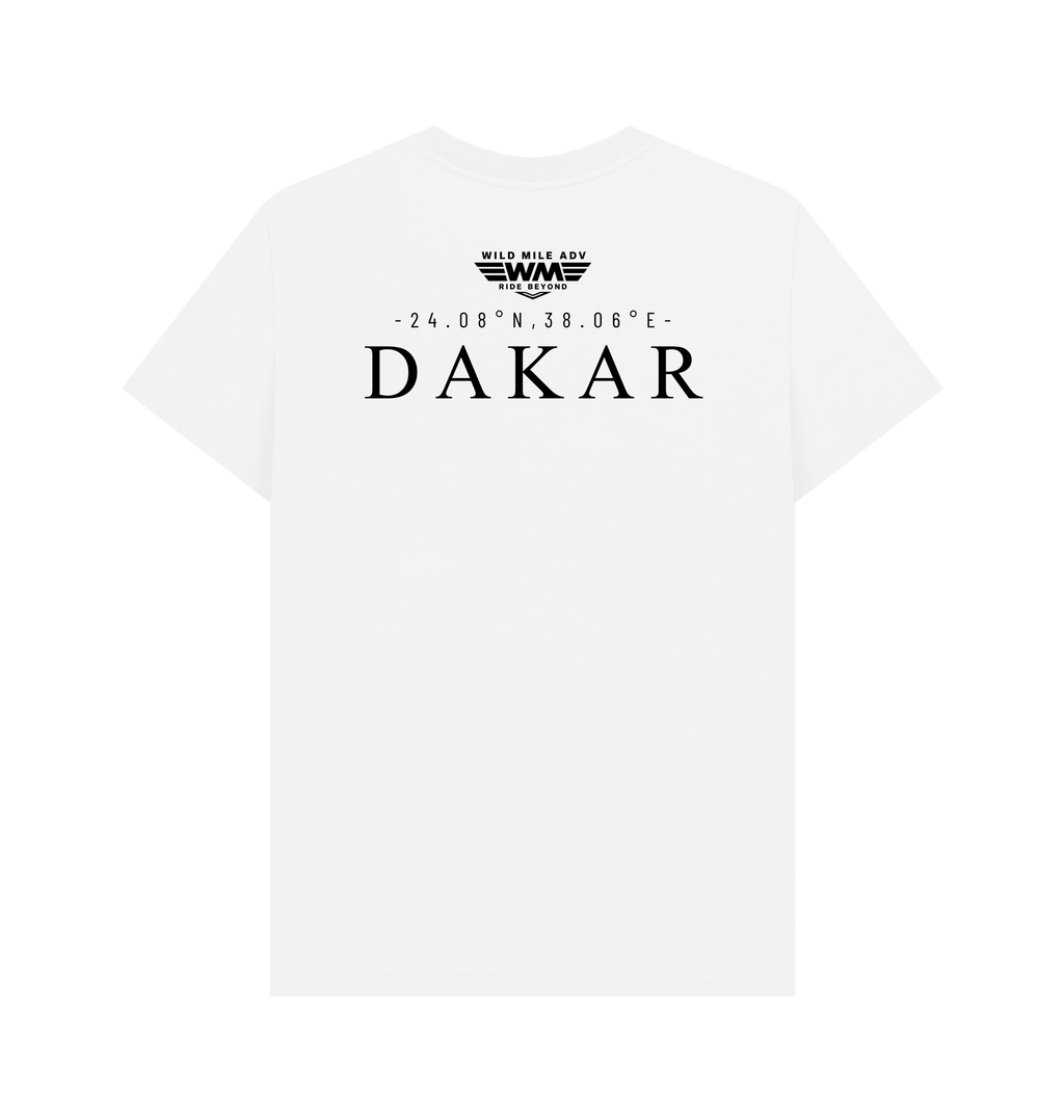 White Printed T-shirt Back