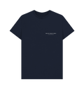 Navy Blue Printed T-shirt Front