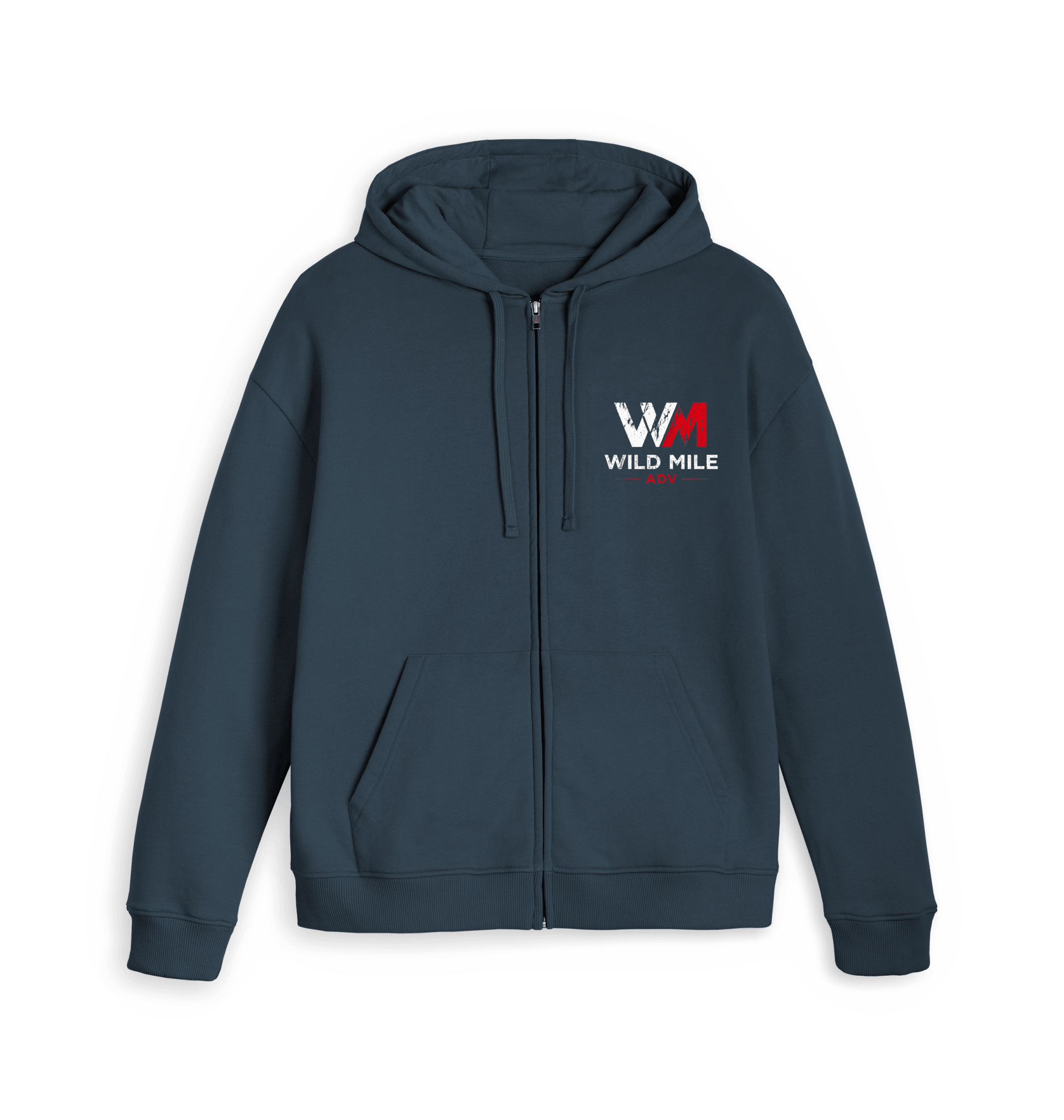 WMADV - ADV Freak Unisex Full Zip Hoodie - Wild Mile ADVZip hoody
