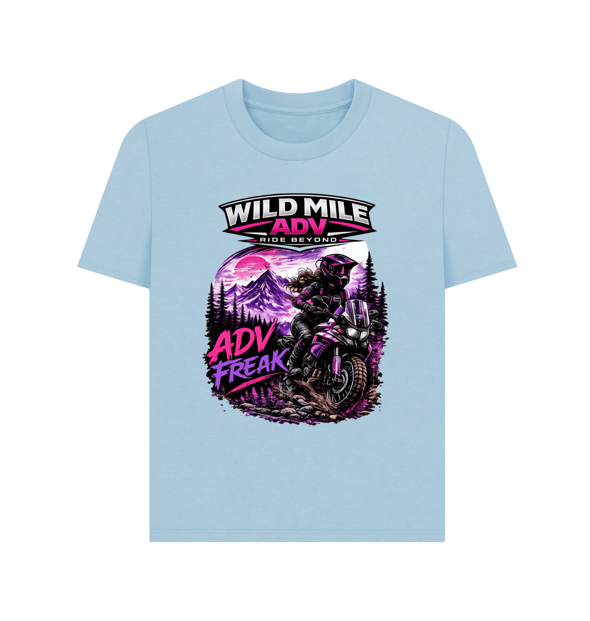 WMADV - Womens ADV Freak 2 PL Tee - Wild Mile ADVPrinted T-shirt