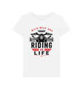 White Printed T-shirt Front