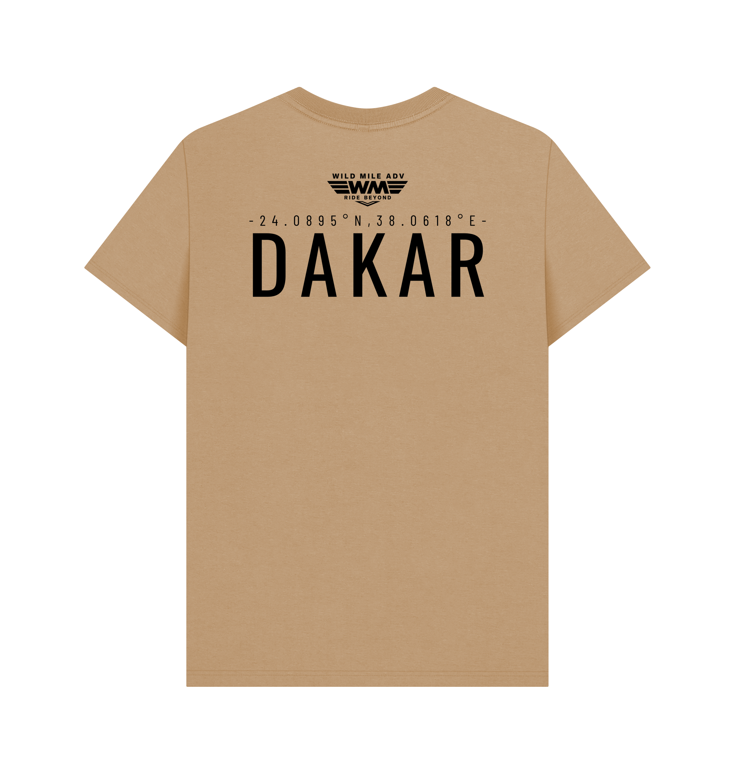 Sand Printed T-shirt Back