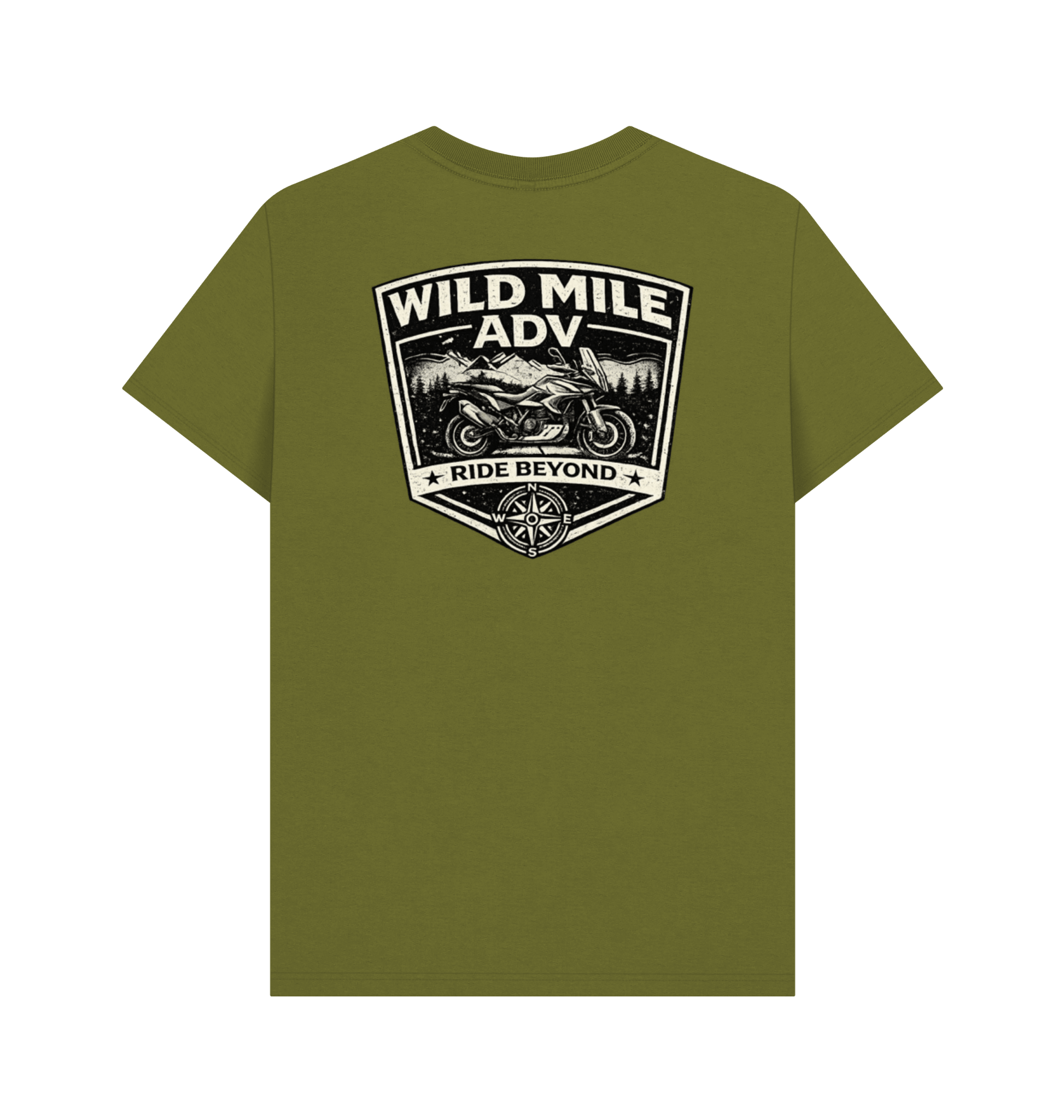 WMADV - Shield Multistrada Tee - Wild Mile ADVPrinted T-shirt