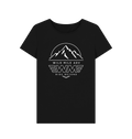 Black Printed T-shirt Front
