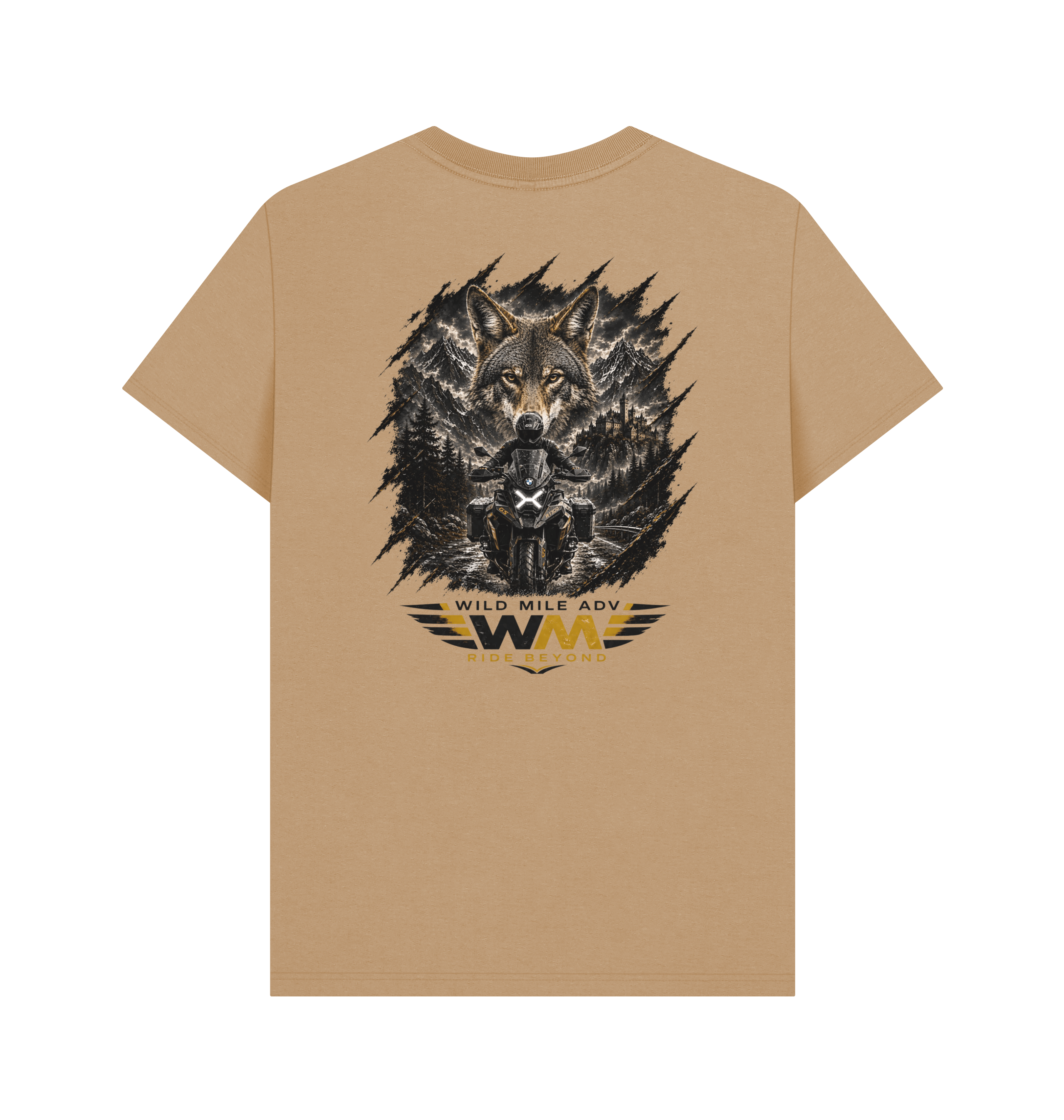 Sand Printed T-shirt Back