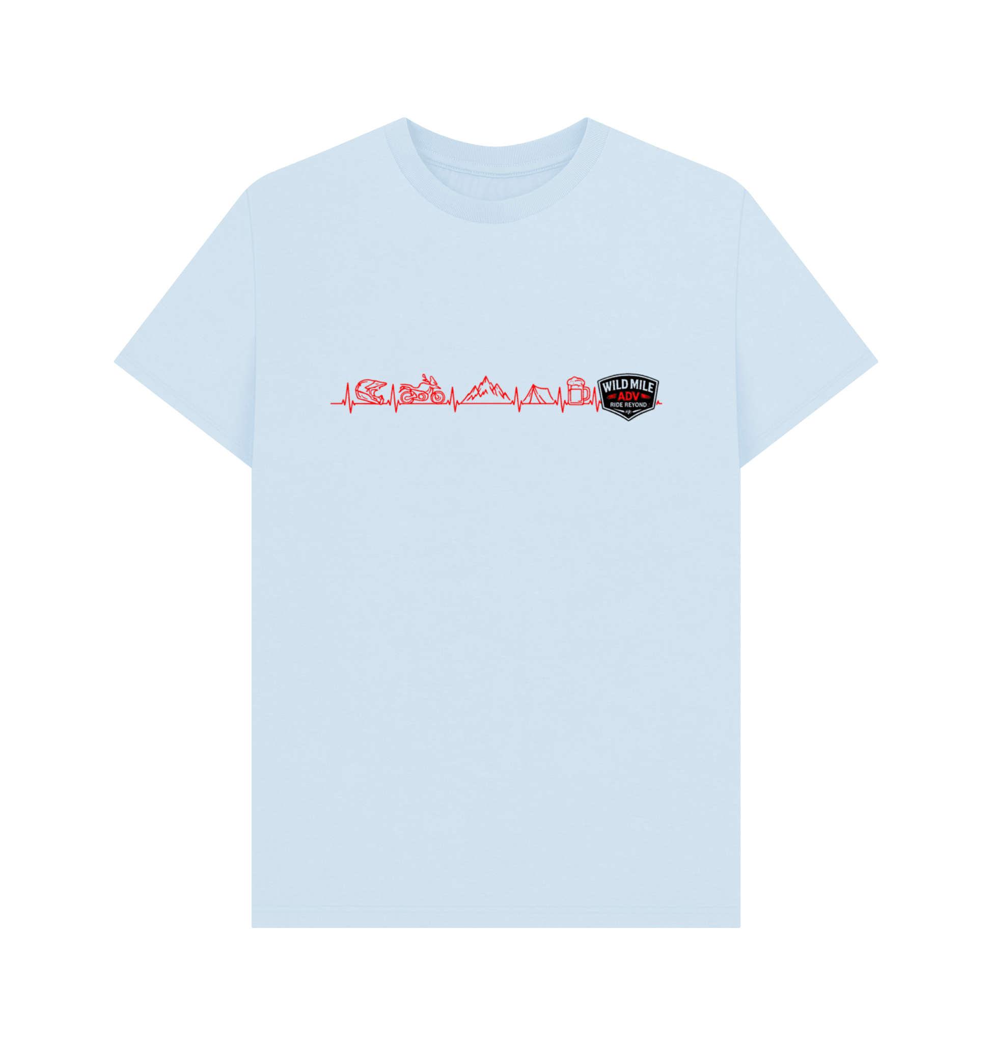 WMADV - Heart Rate Tee - Wild Mile ADVPrinted T-shirt