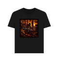 Black Printed T-shirt Front