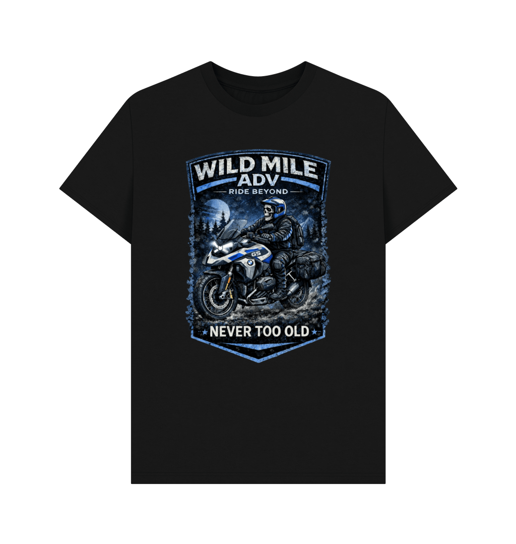 Black Printed T-shirt Front