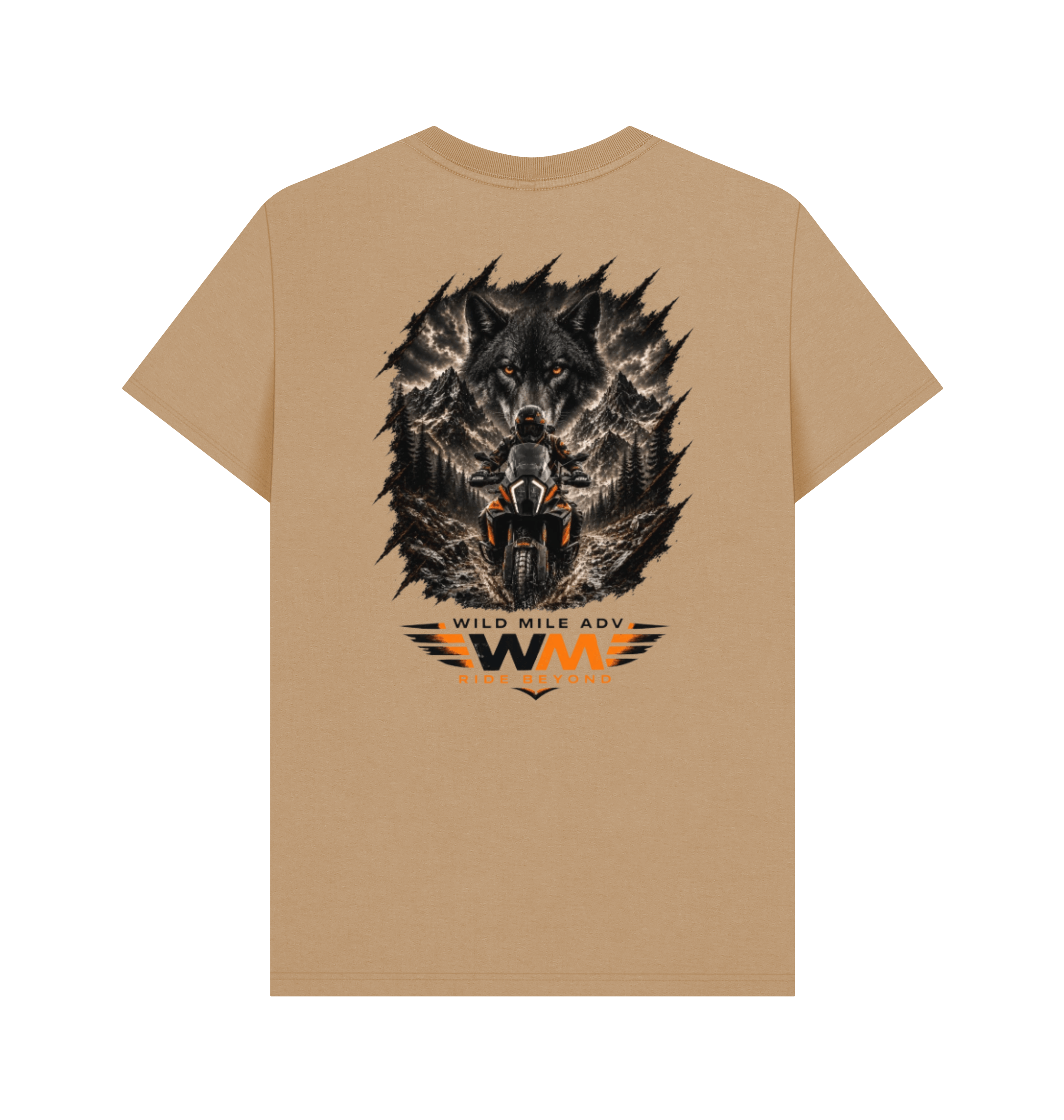 Sand Printed T-shirt Back