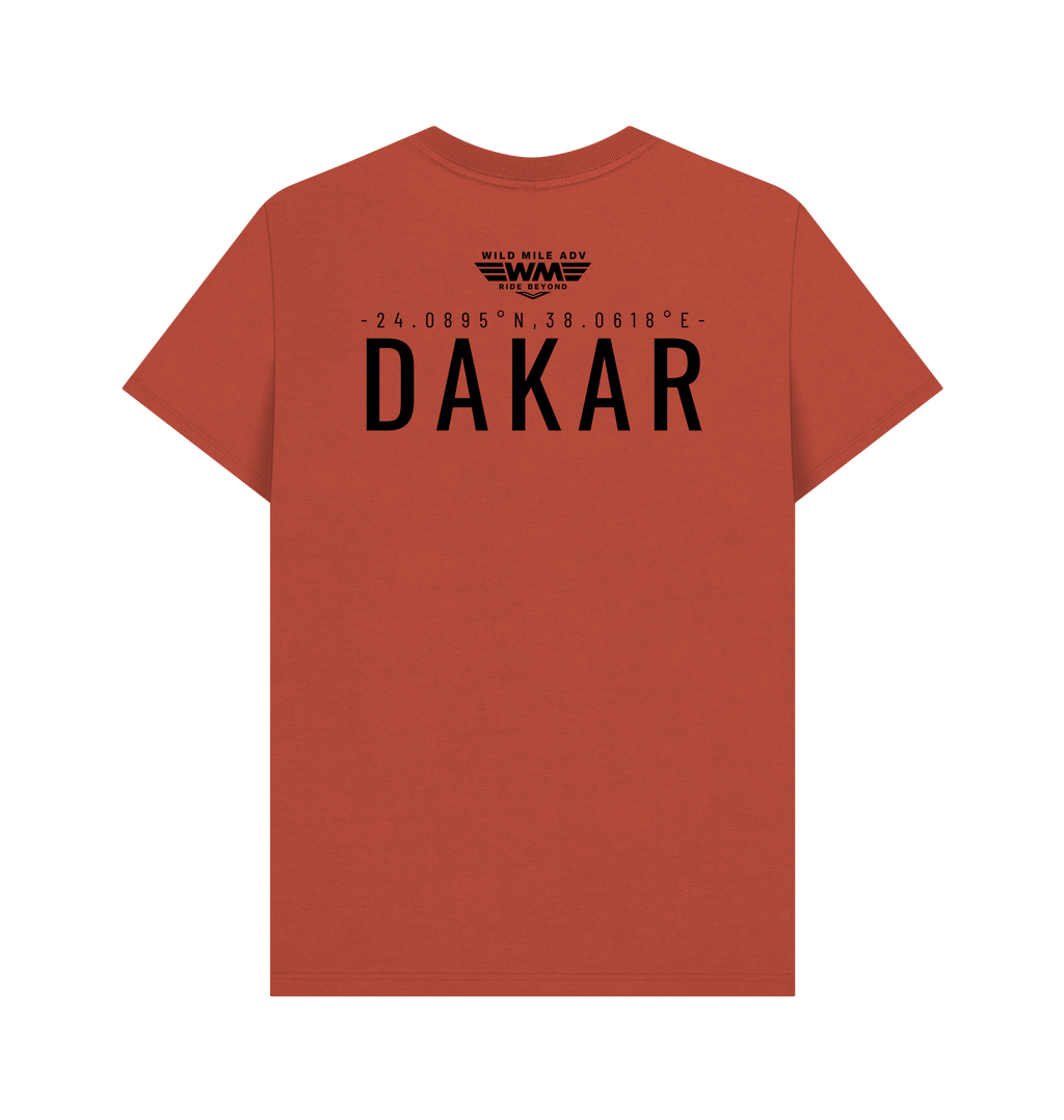 Rust Printed T-shirt Back