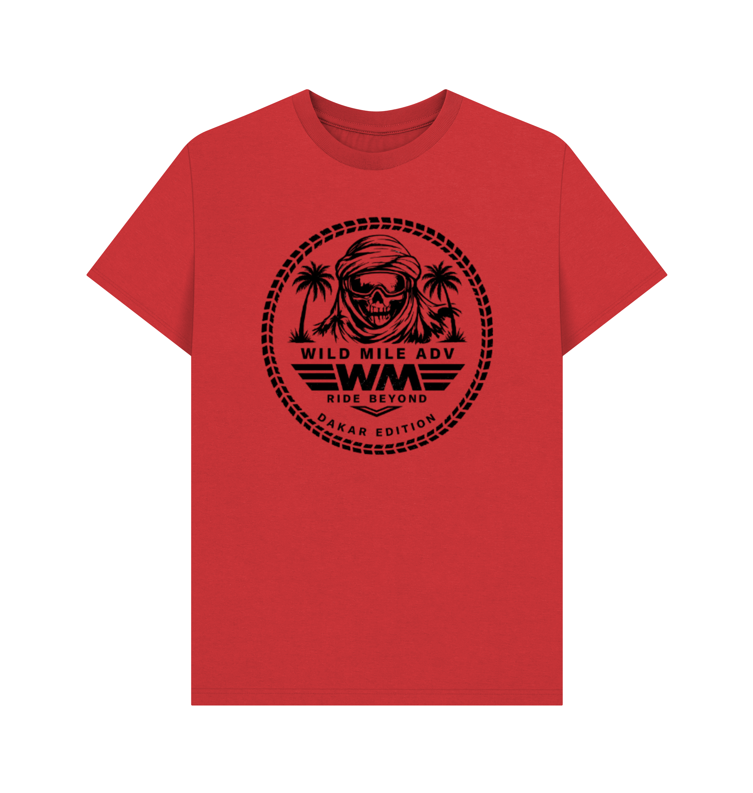 Red Printed T-shirt Front
