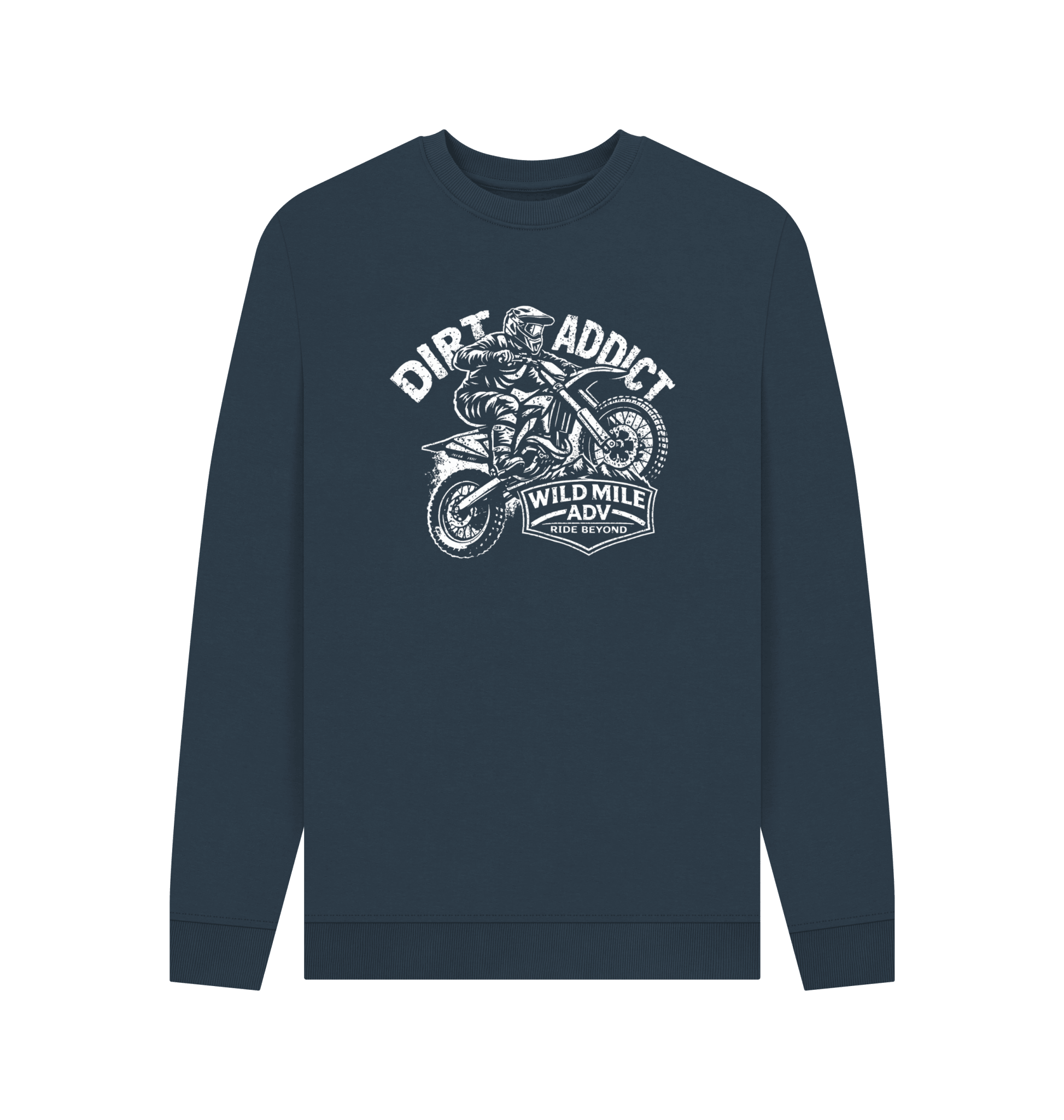 WMADV - Dirt Addict Sweatshirt - Wild Mile ADVPrinted Sweater