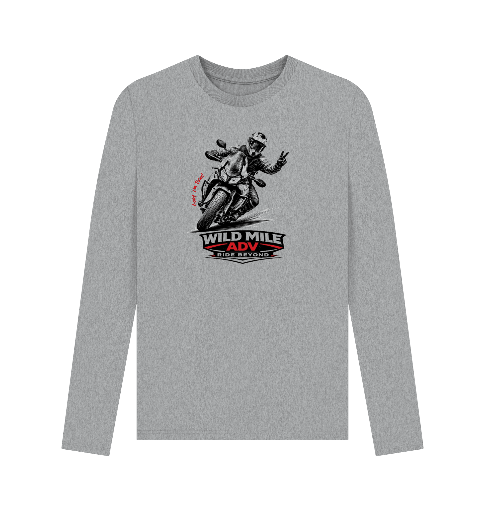 WMADV - 2 Down Long Sleeve Tee - Wild Mile ADVPrinted Long Sleeve T Shirt