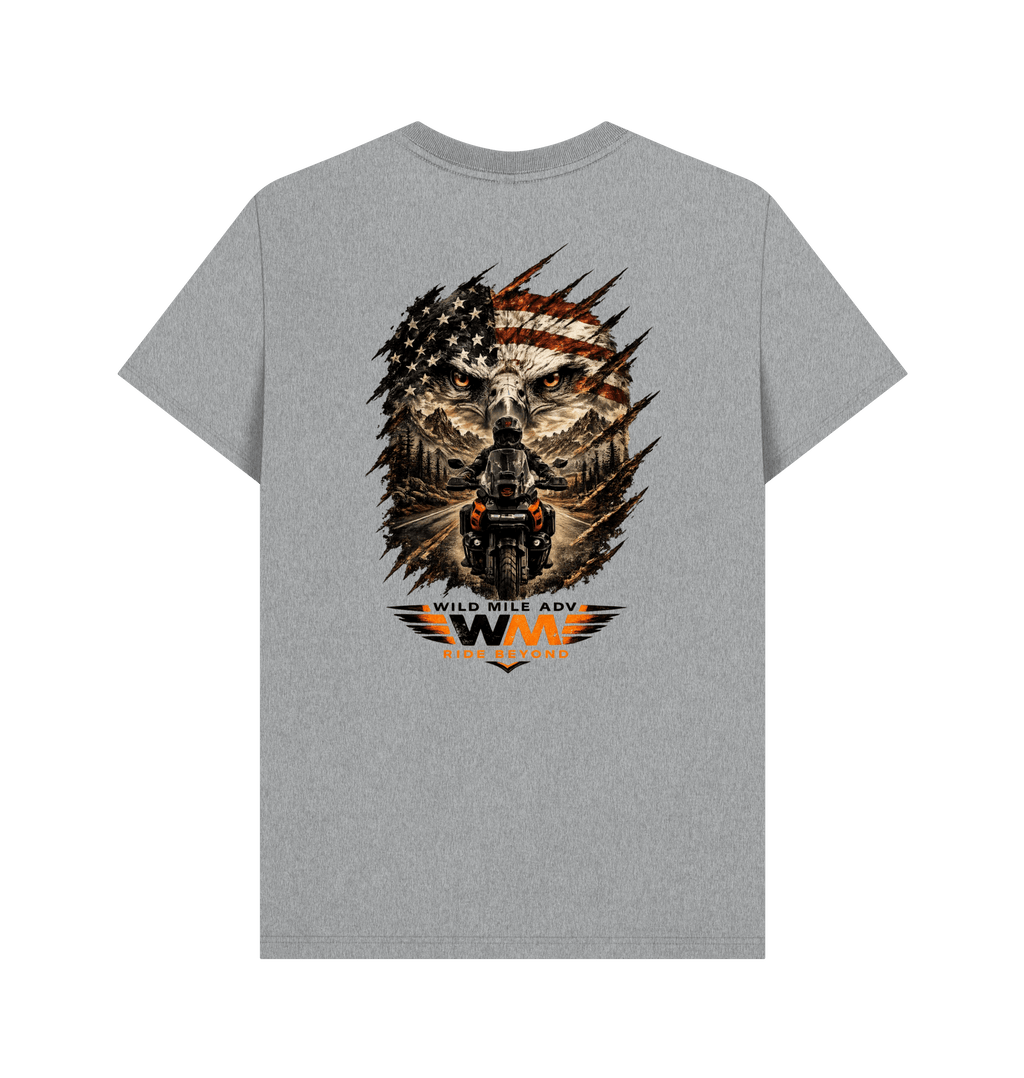 Athletic Grey Printed T-shirt Back
