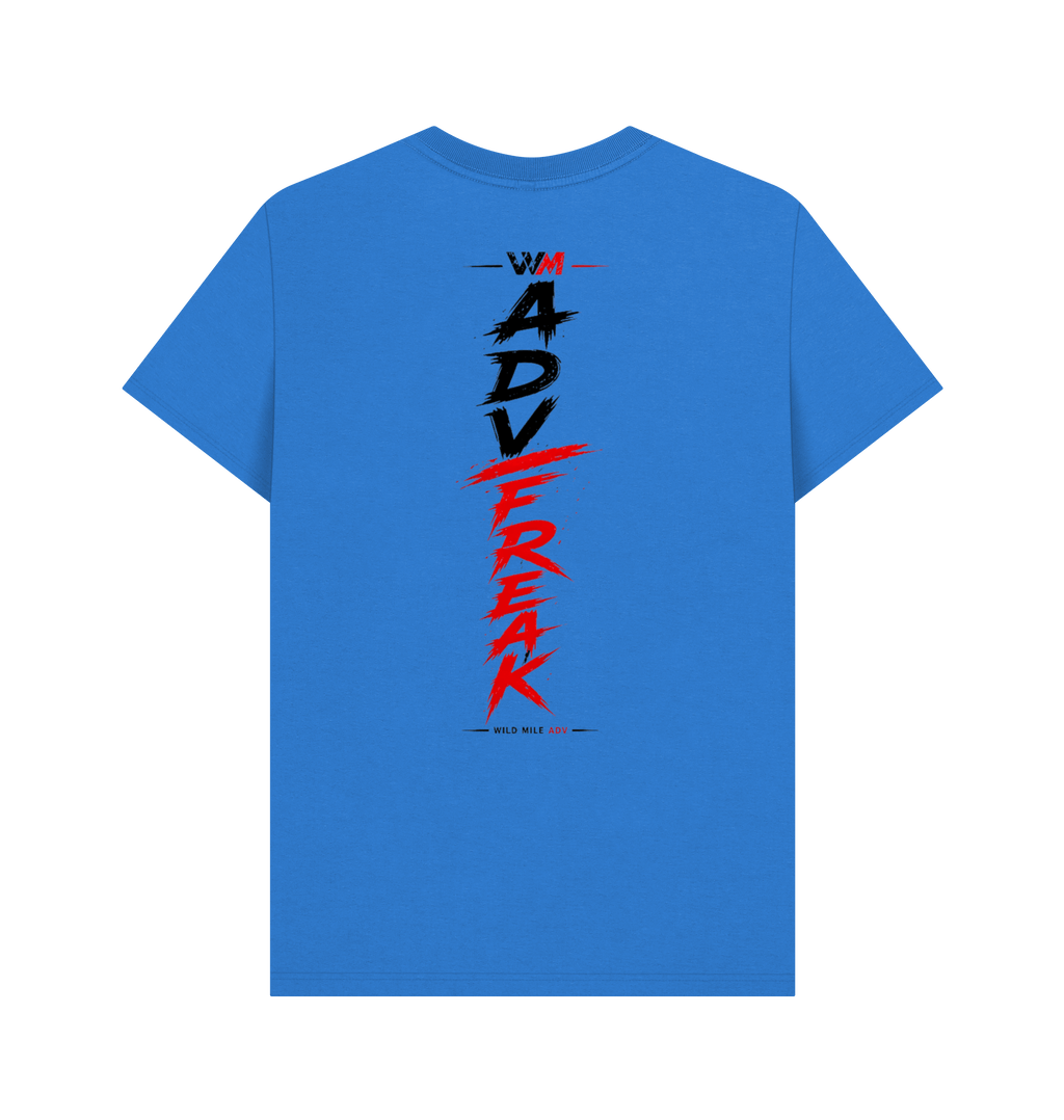 Bright Blue Printed T-shirt Back