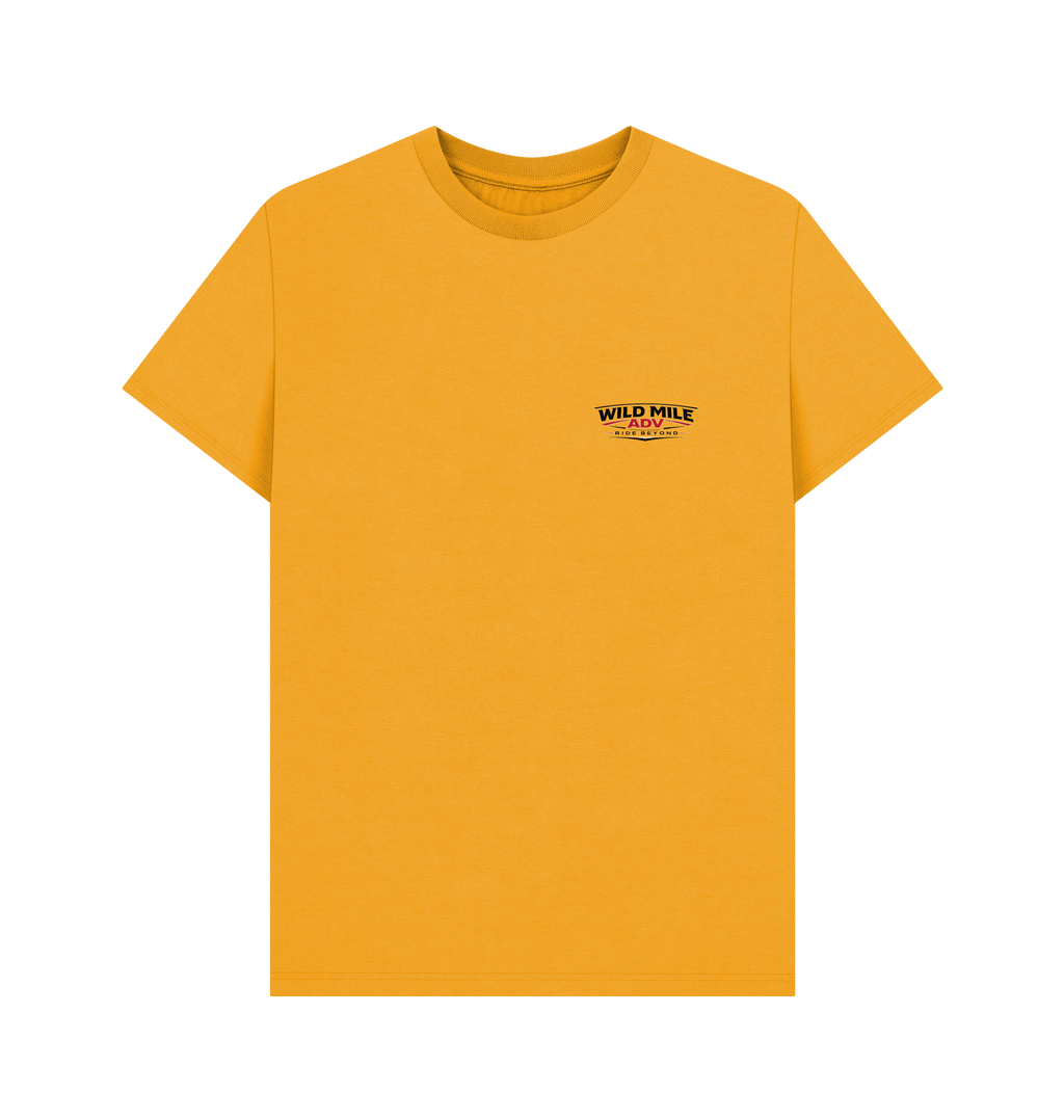 Mustard Printed T-shirt Front