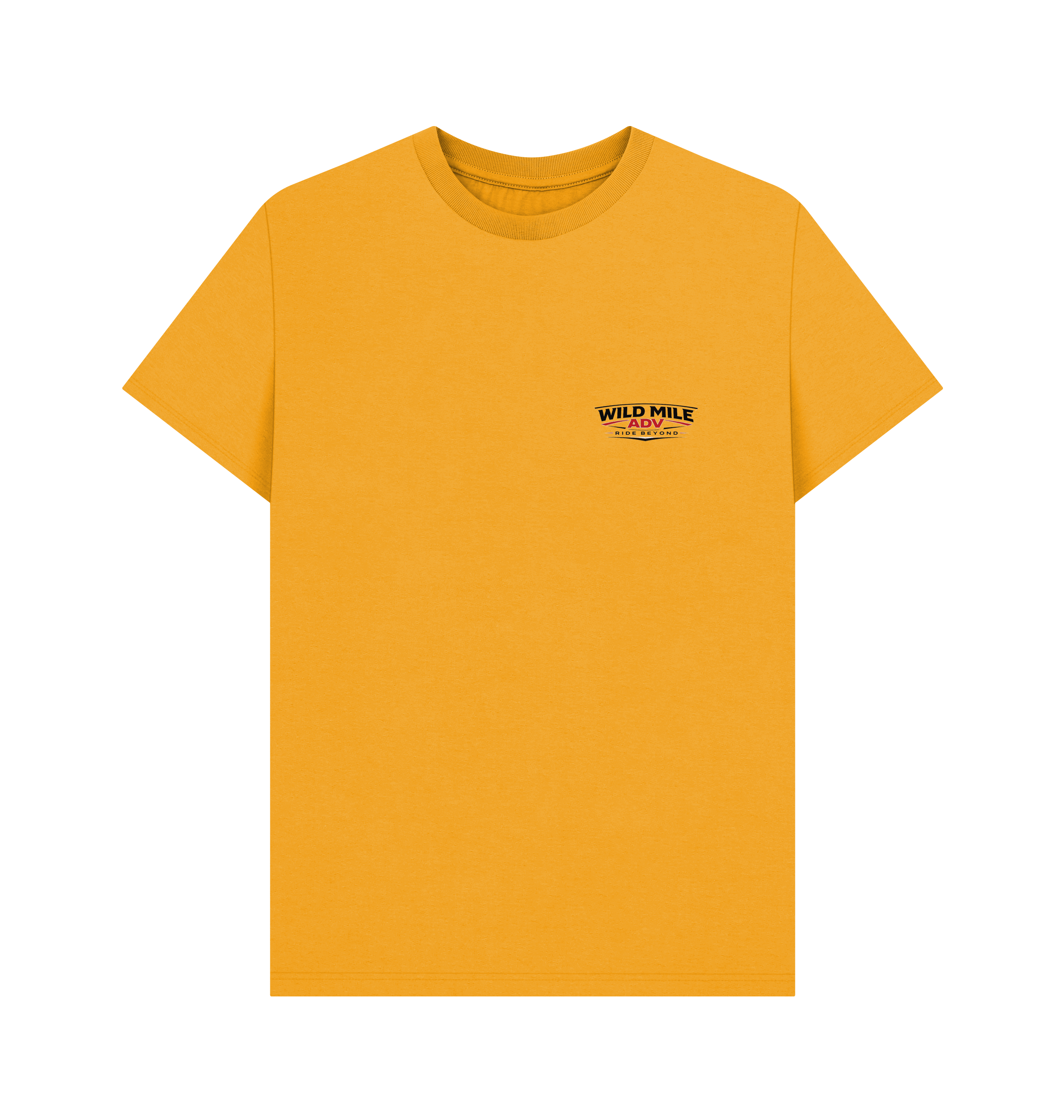 Mustard Printed T-shirt Front