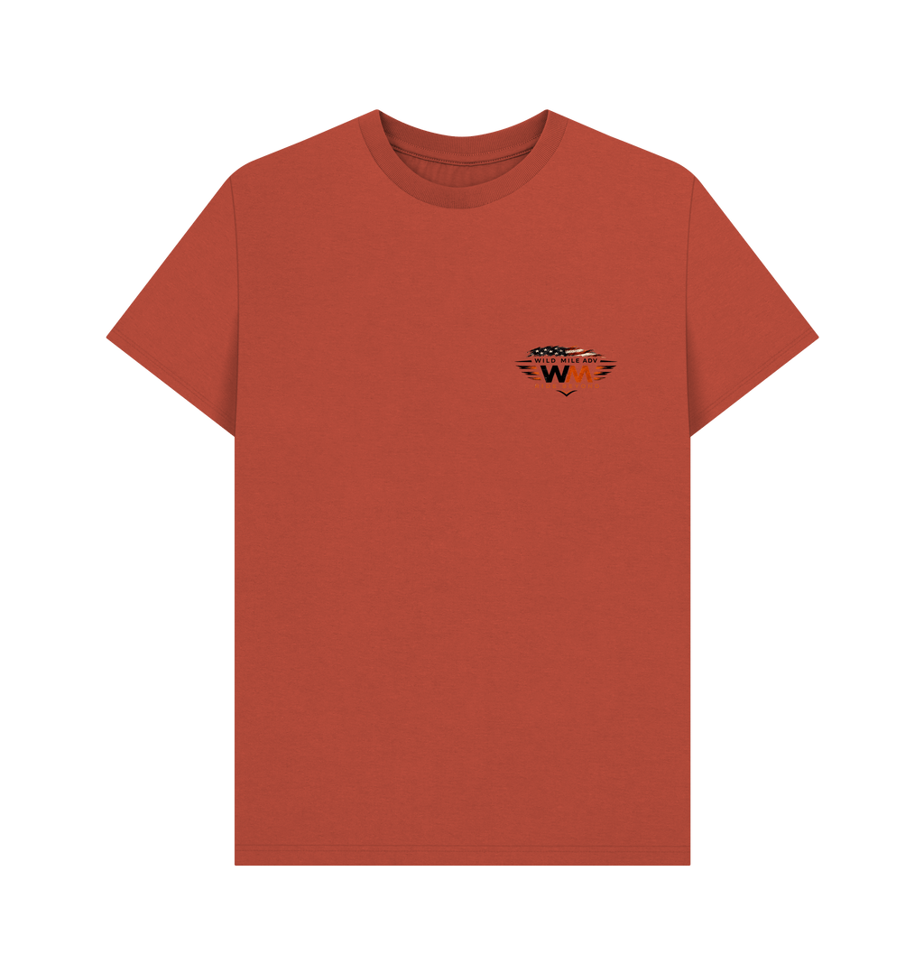 Rust Printed T-shirt Front