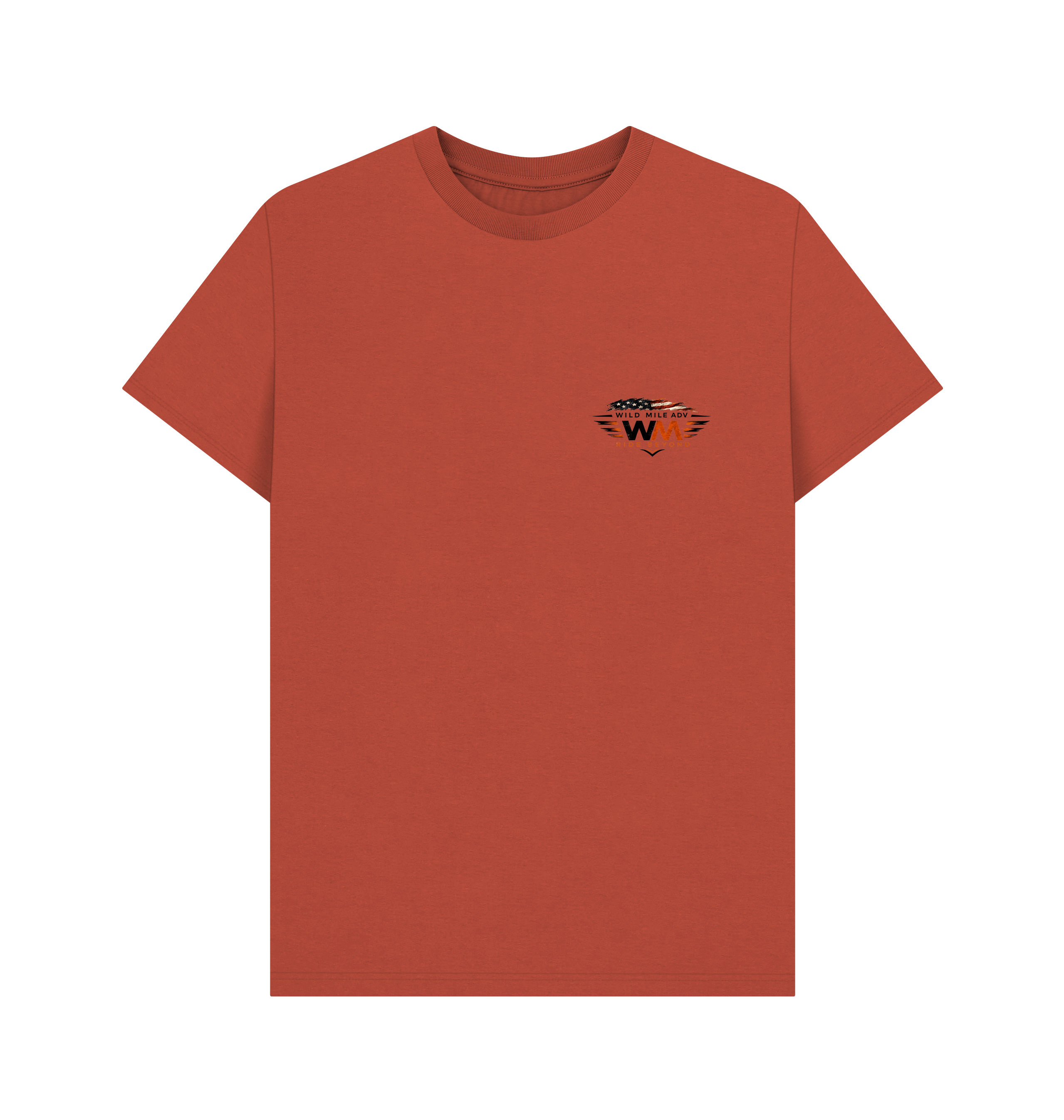 Rust Printed T-shirt Front