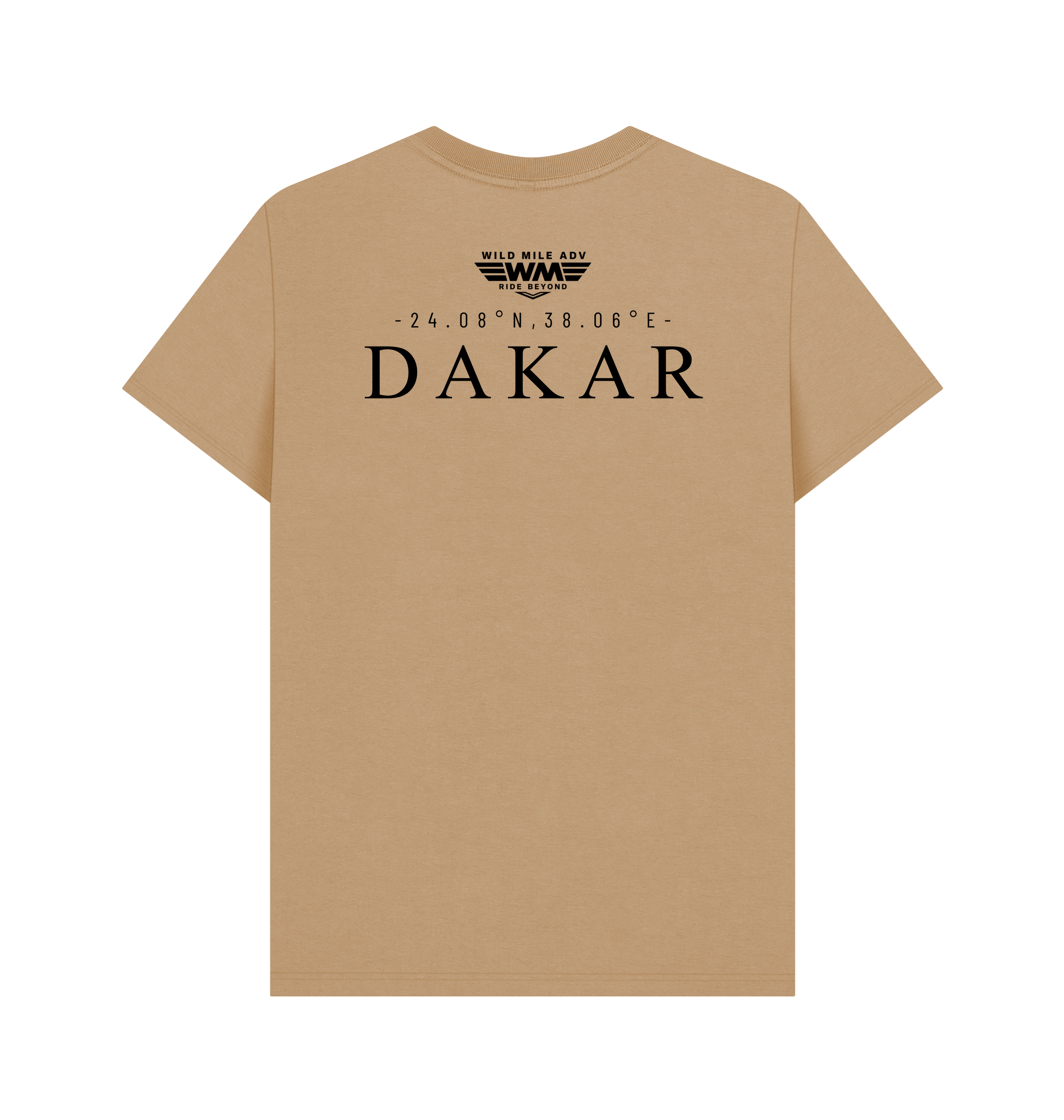 Sand Printed T-shirt Back