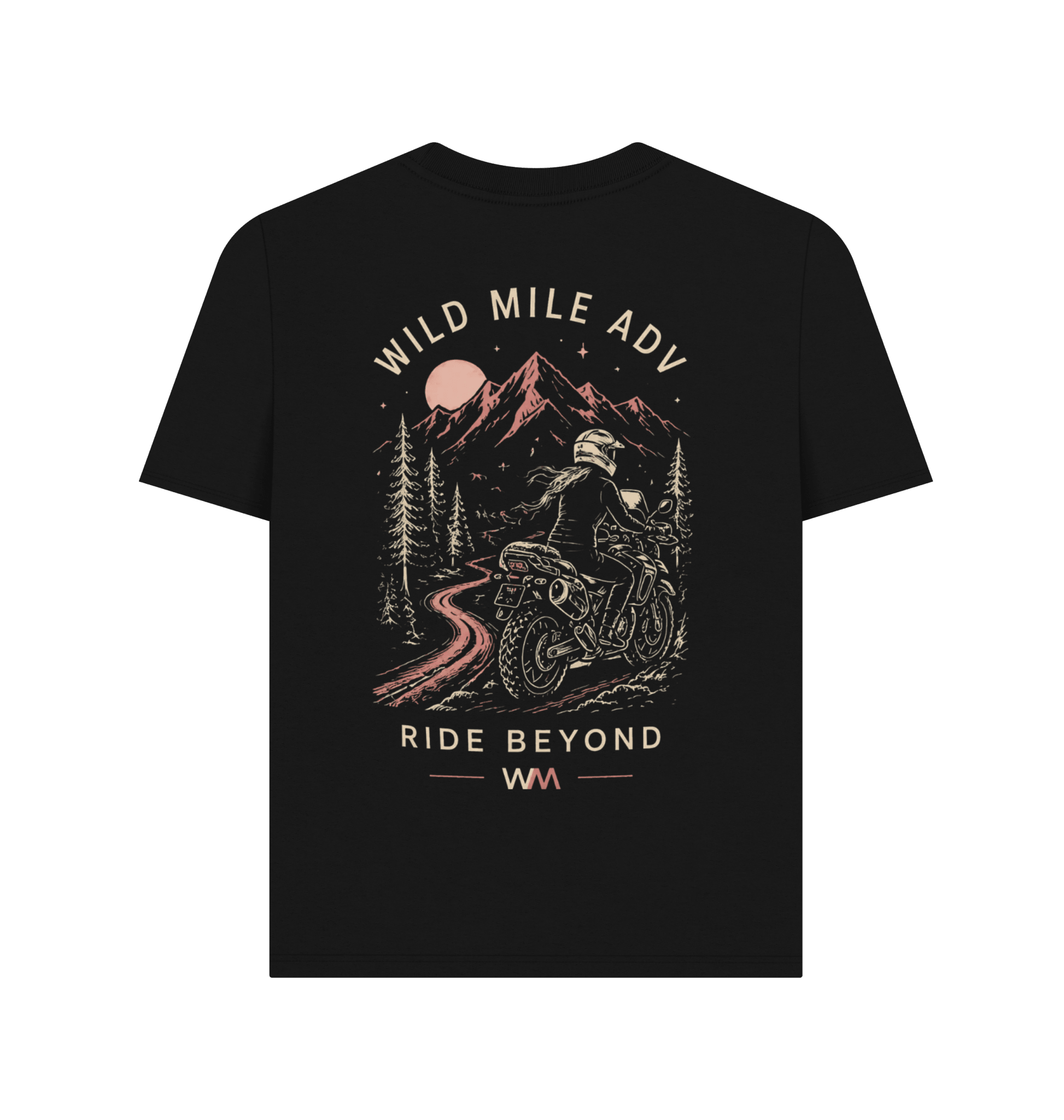 WMADV - Women's Rugged Road Tee - Wild Mile ADVPrinted T-shirt