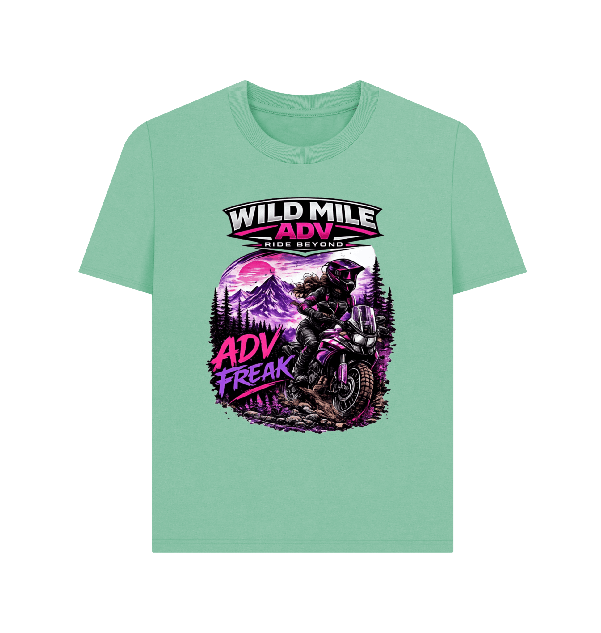 WMADV - Womens ADV Freak 2 PL Tee - Wild Mile ADVPrinted T-shirt