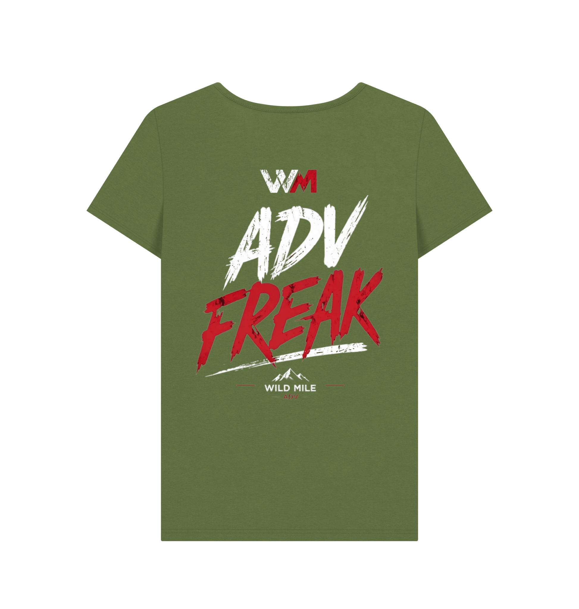 WMADV - Womens ADV Freak Crew Tee - Wild Mile ADVPrinted T-shirt