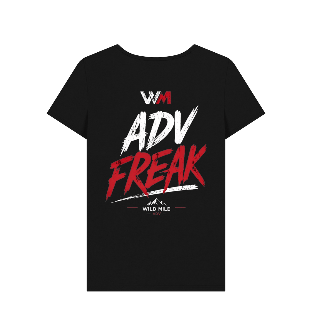 WMADV - Womens ADV Freak Crew Tee - Wild Mile ADVPrinted T-shirt
