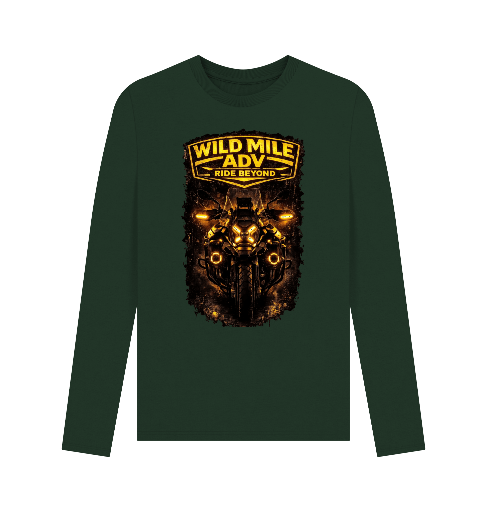 WMADV - Night Vision Long Sleeve Tee - Wild Mile ADVPrinted Long Sleeve T Shirt