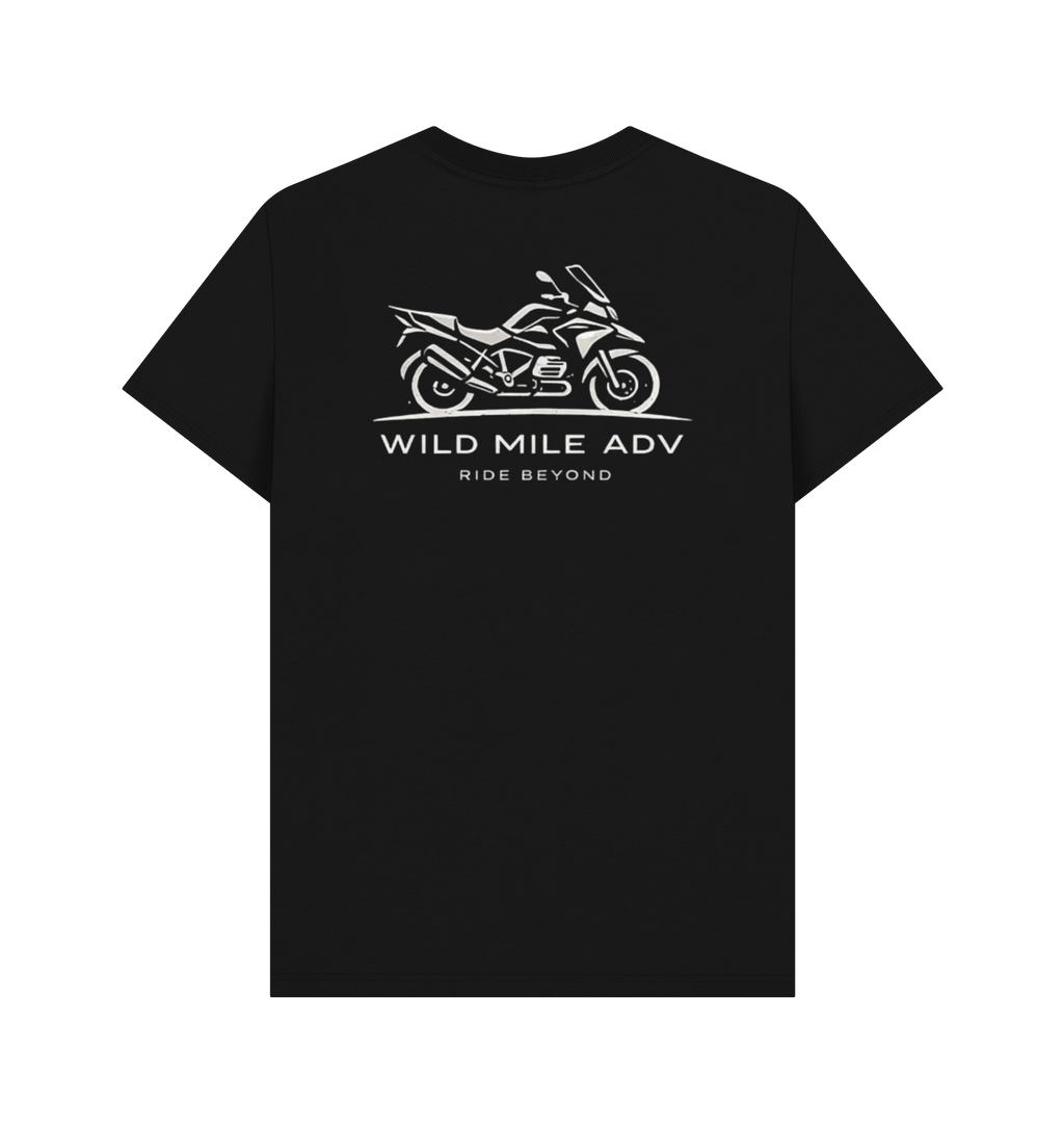 Black Printed T-shirt Back