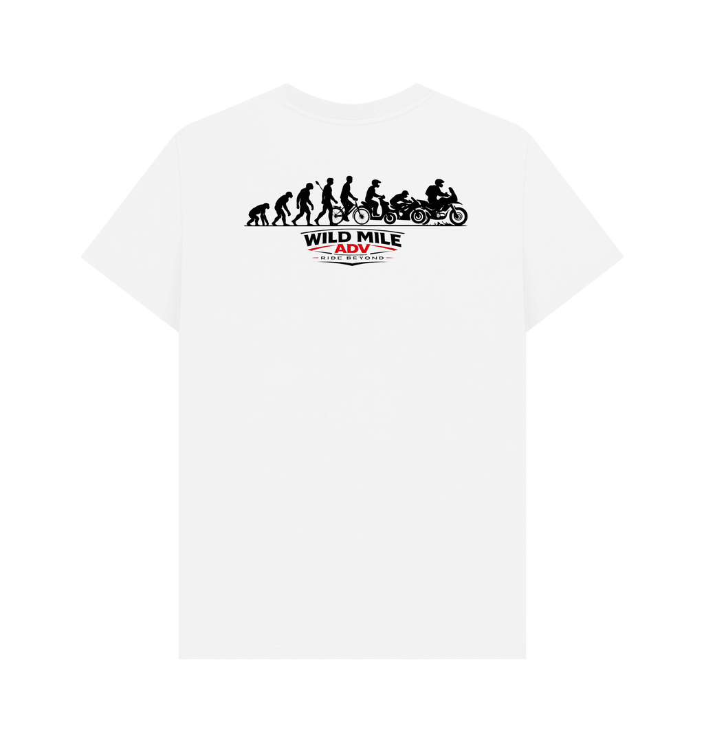 White Printed T-shirt Back