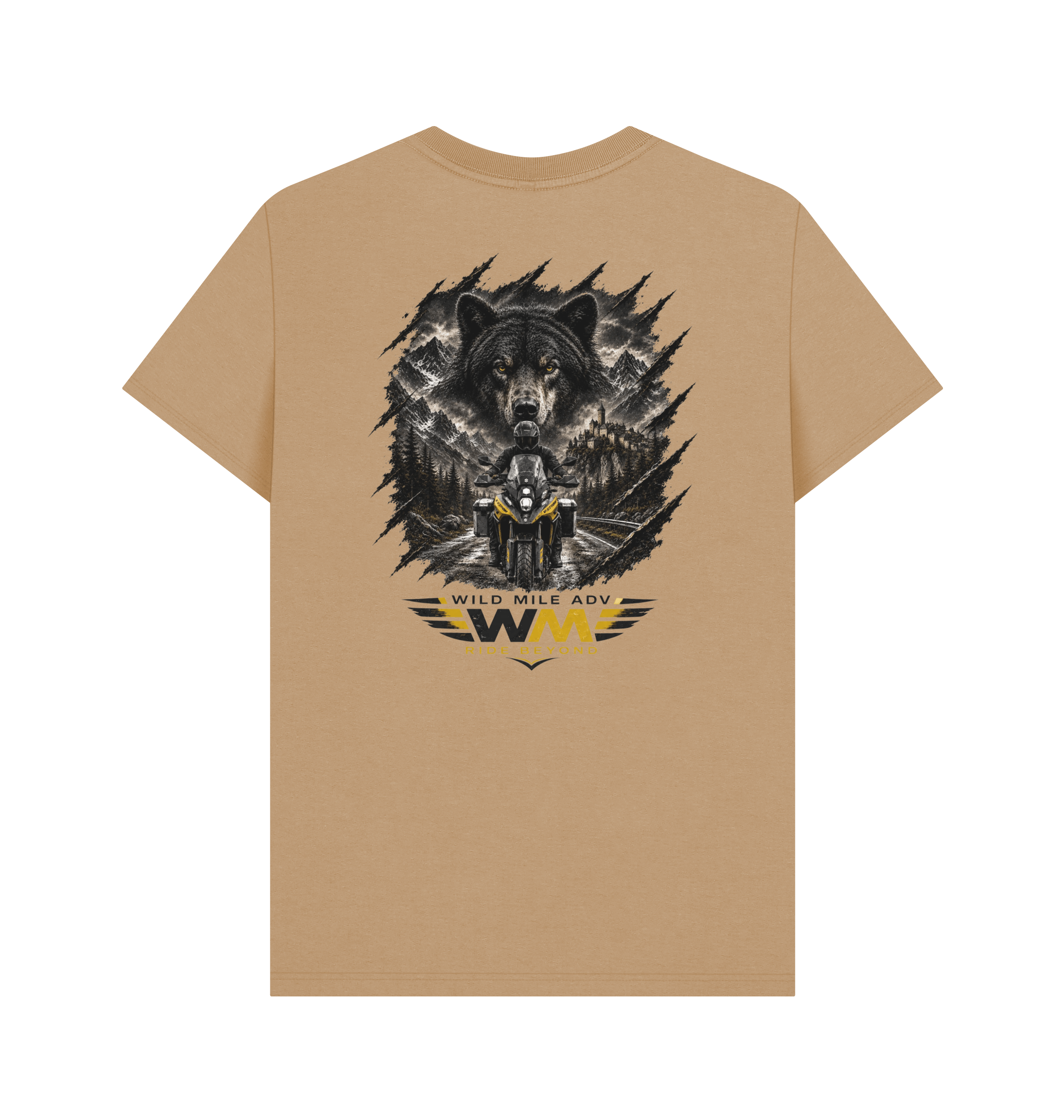 Sand Printed T-shirt Back