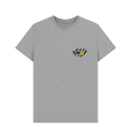 Athletic Grey Printed T-shirt Front