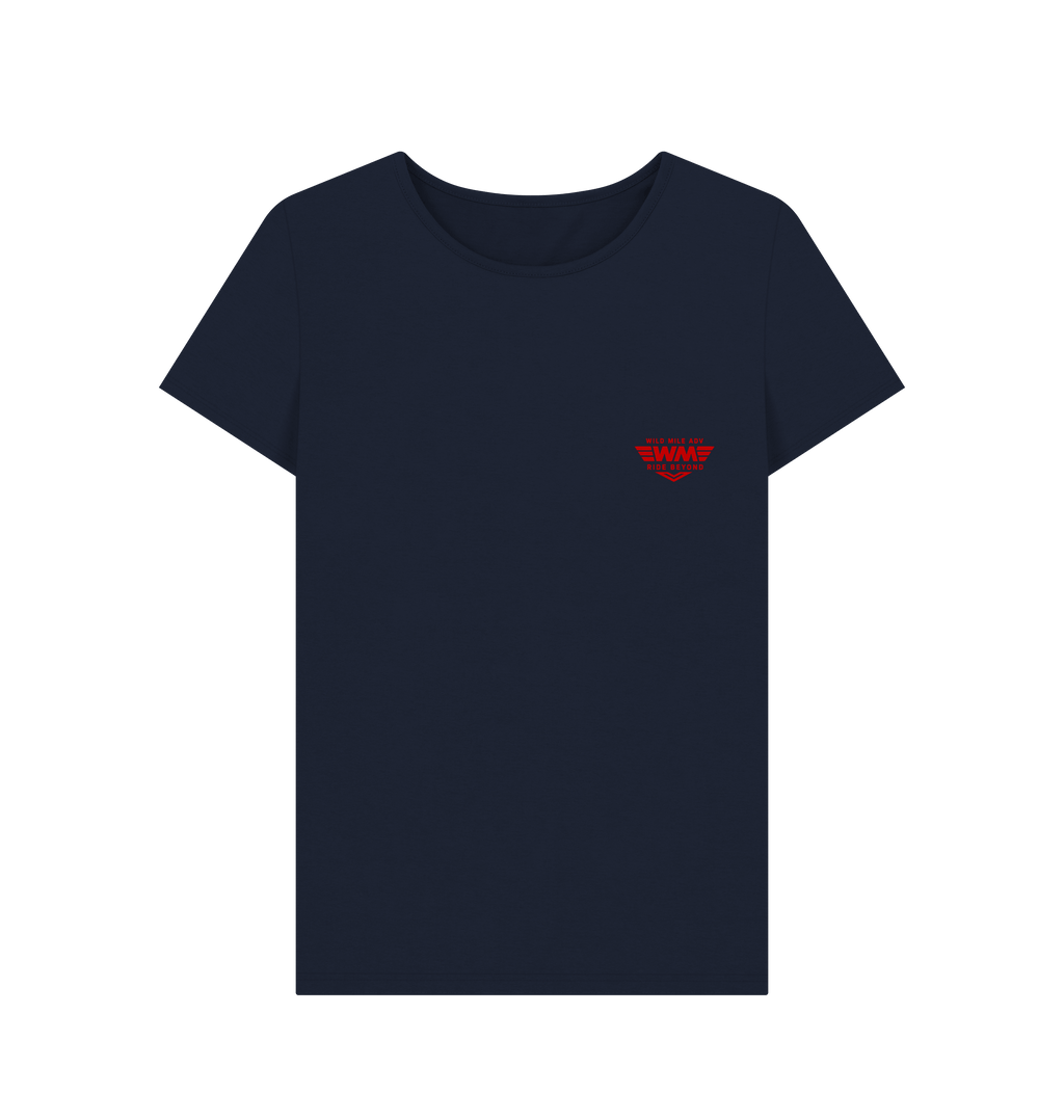 Navy Blue Printed T-shirt Front