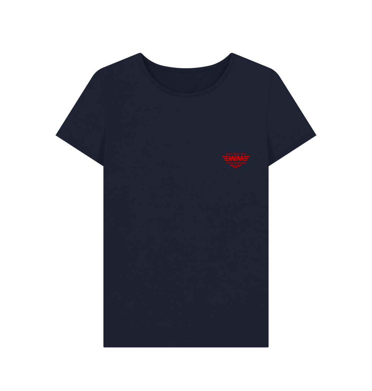 Navy Blue Printed T-shirt Front