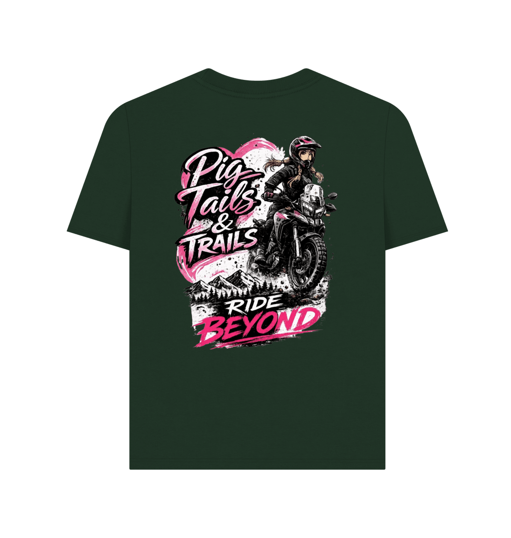 WMADV - Womens PTails & Trails PL Tee - Wild Mile ADVPrinted T-shirt