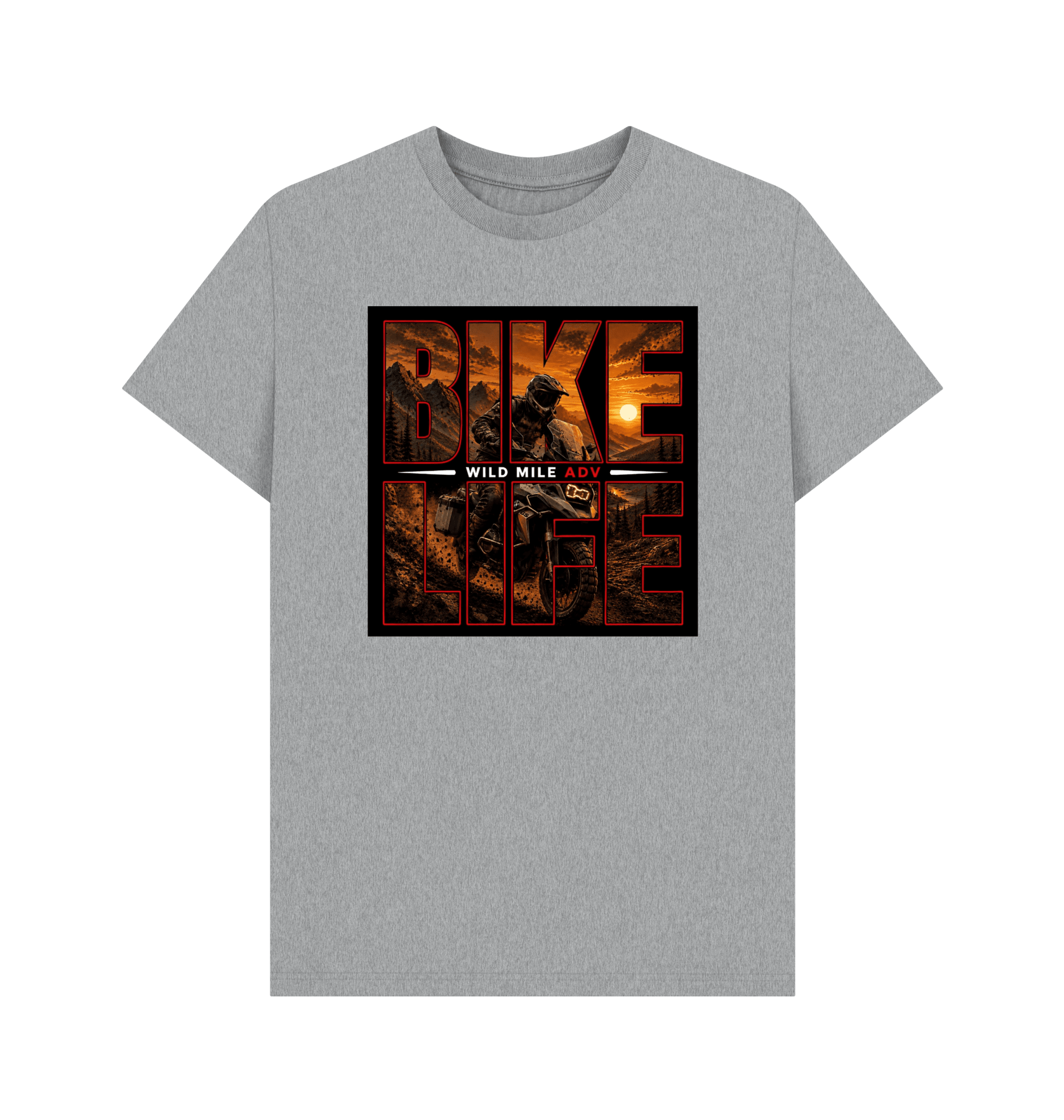WMADV - Bike Life Tee - Wild Mile ADVPrinted T-shirt