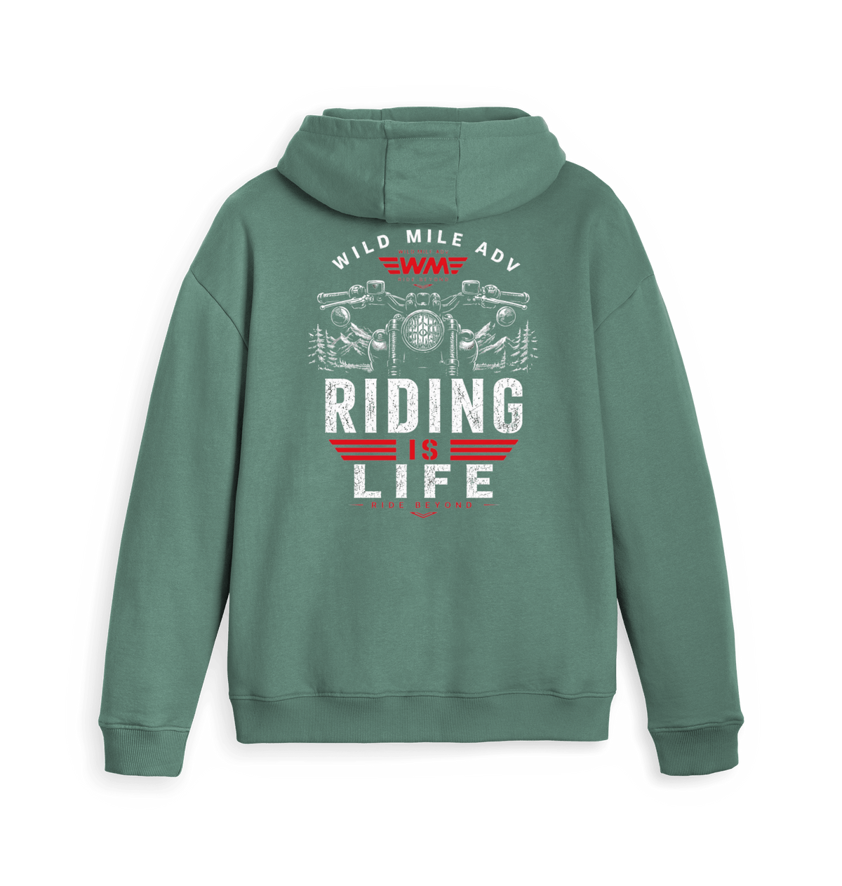 Surf Zip hoody Back