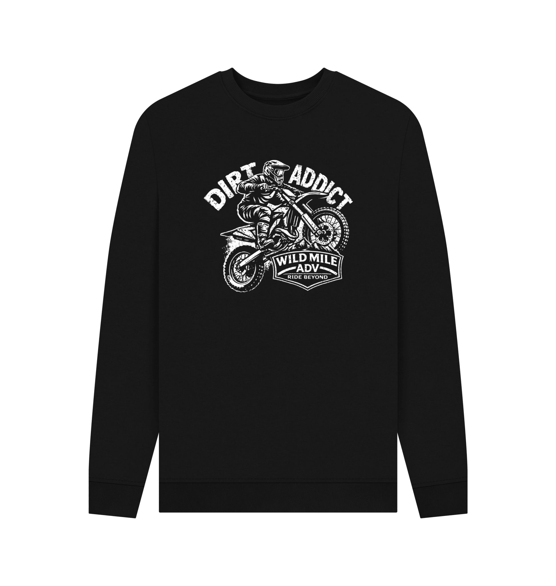 WMADV - Dirt Addict Sweatshirt - Wild Mile ADVPrinted Sweater
