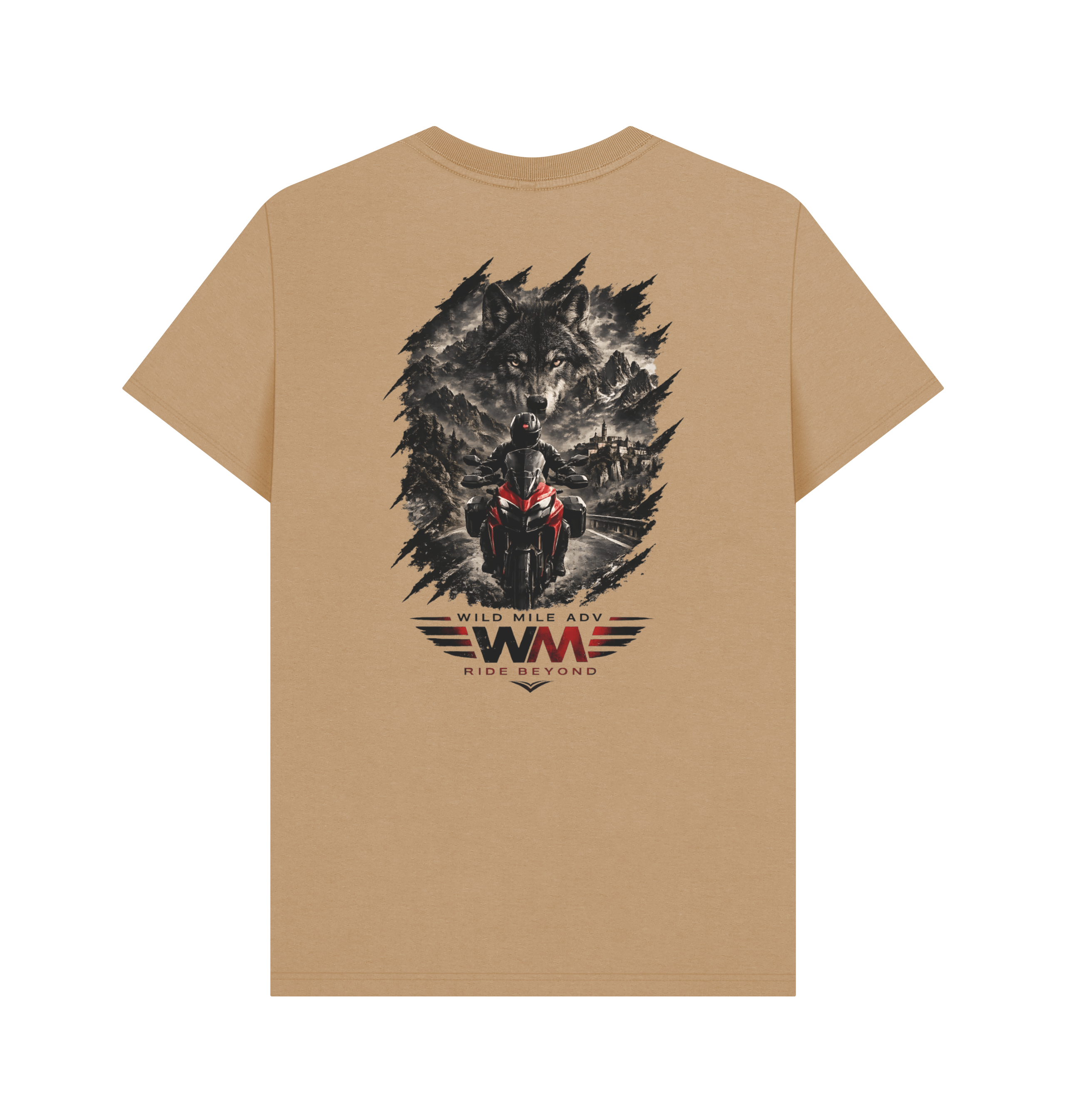 Sand Printed T-shirt Back