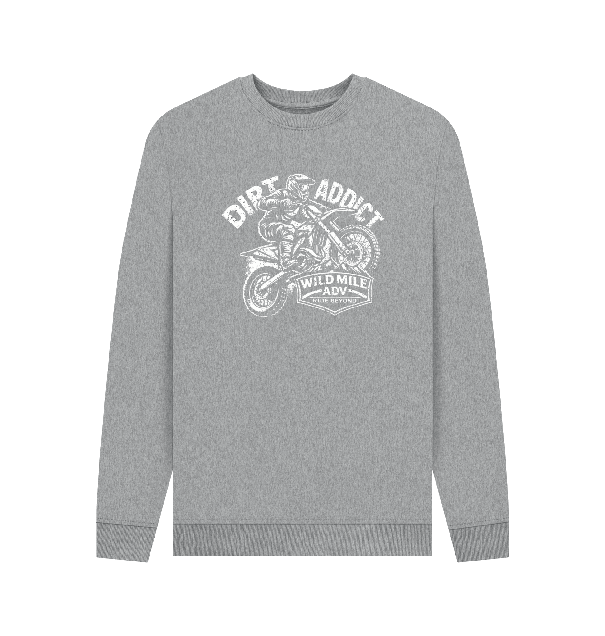 WMADV - Dirt Addict Sweatshirt - Wild Mile ADVPrinted Sweater