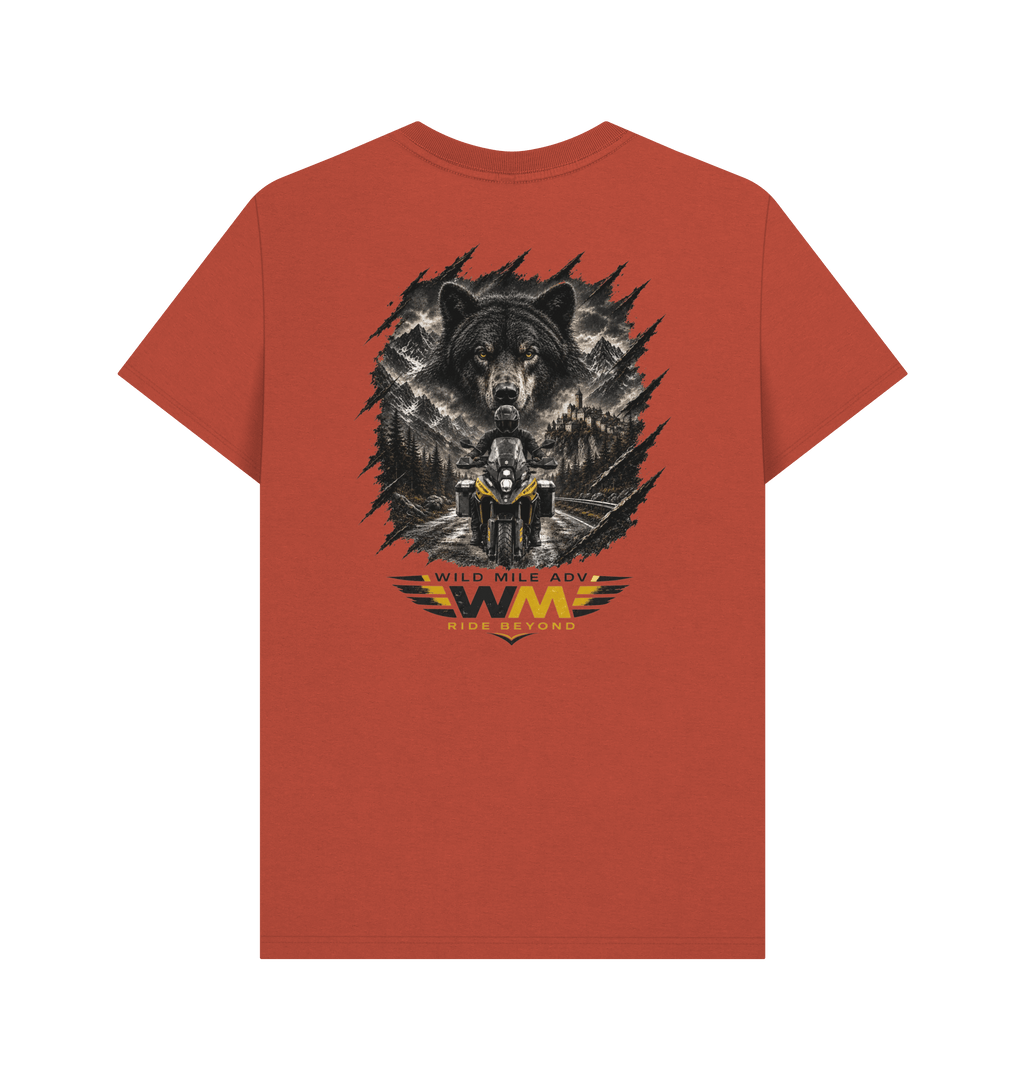 Rust Printed T-shirt Back