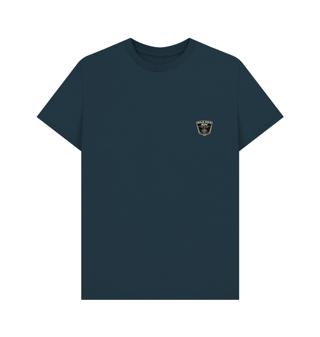 Denim Blue Printed T-shirt Front